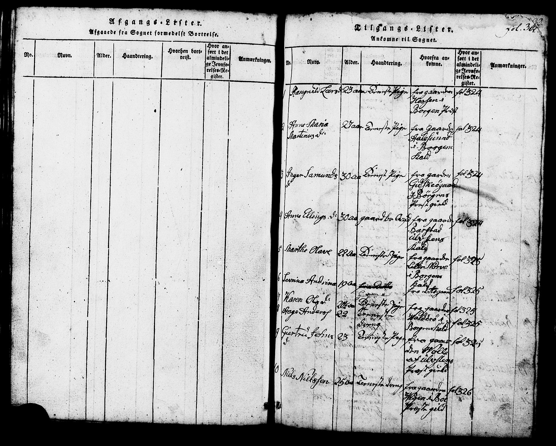 Ministerialprotokoller, klokkerbøker og fødselsregistre - Møre og Romsdal, SAT/A-1454/537/L0520: Klokkerbok nr. 537C01, 1819-1868, s. 302