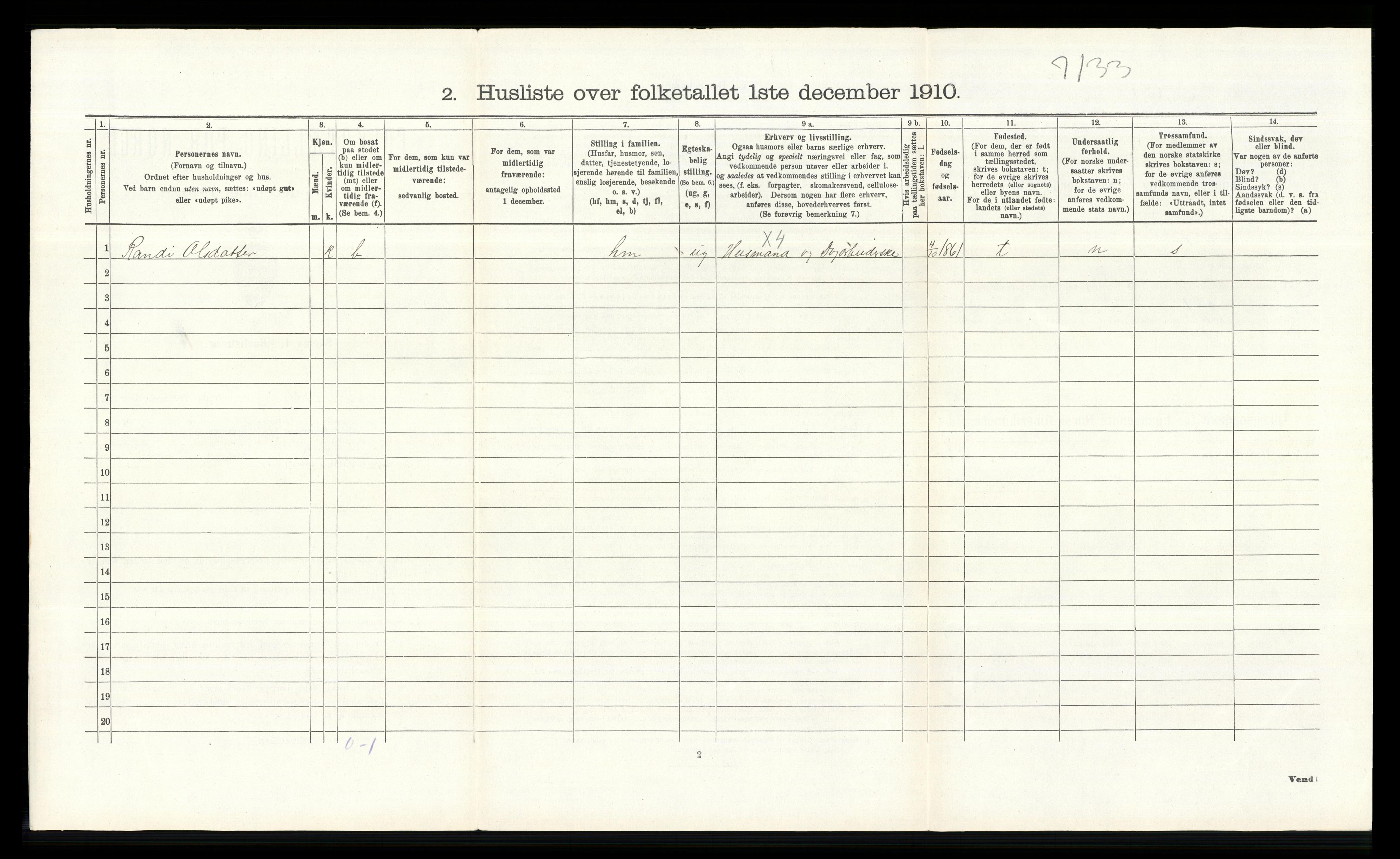 RA, Folketelling 1910 for 0517 Sel herred, 1910, s. 215