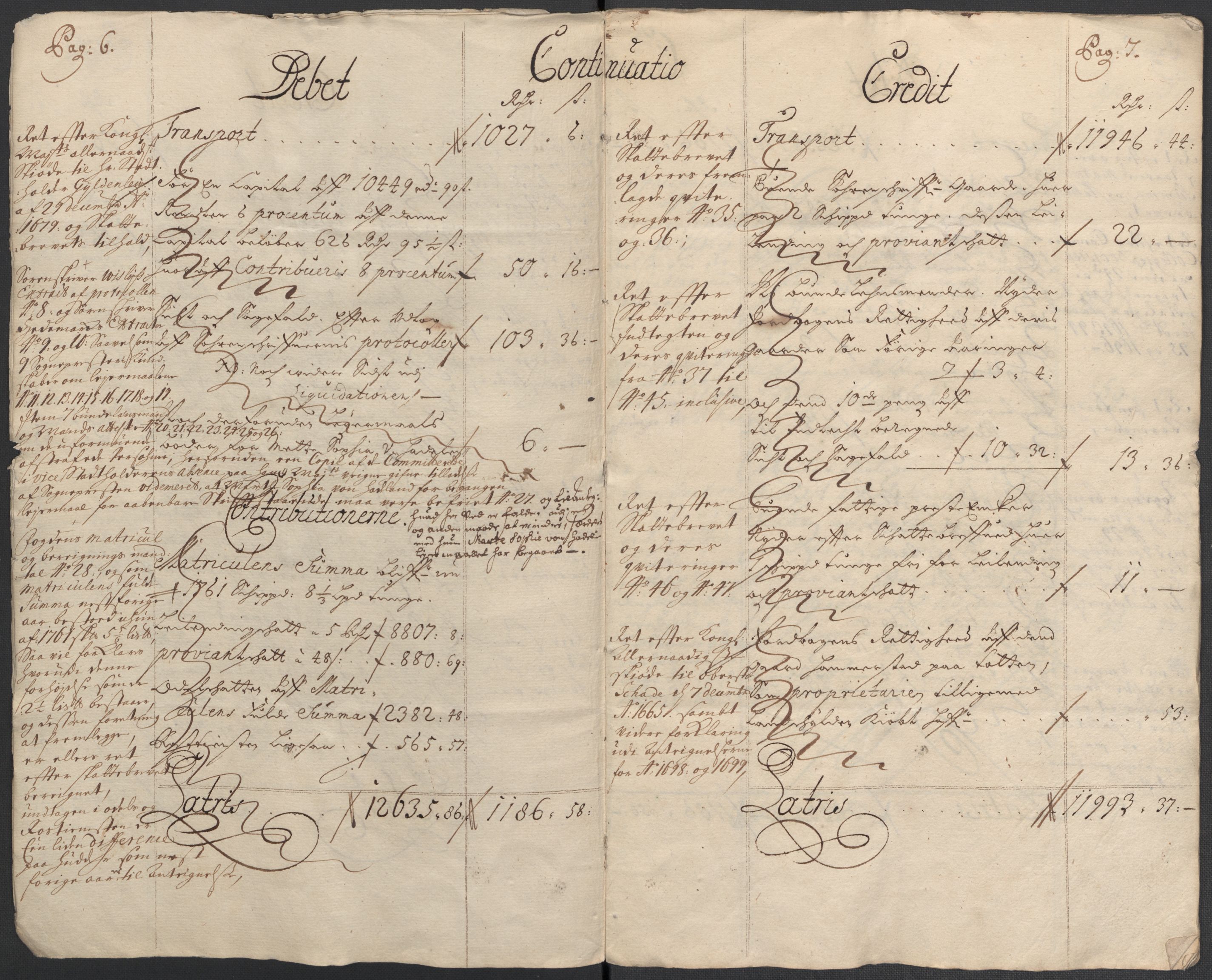 Rentekammeret inntil 1814, Reviderte regnskaper, Fogderegnskap, RA/EA-4092/R18/L1302: Fogderegnskap Hadeland, Toten og Valdres, 1704, s. 6