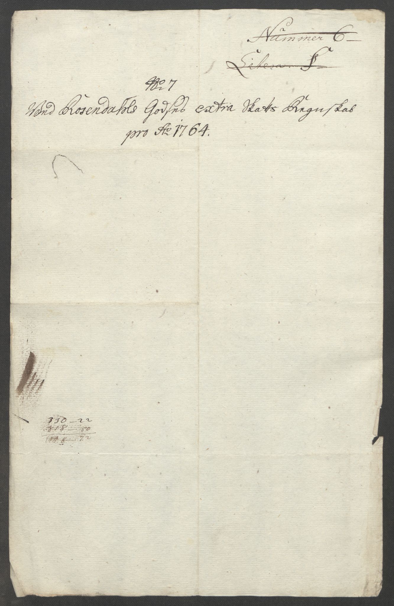 Rentekammeret inntil 1814, Reviderte regnskaper, Fogderegnskap, RA/EA-4092/R49/L3157: Ekstraskatten Rosendal Baroni, 1762-1772, s. 94