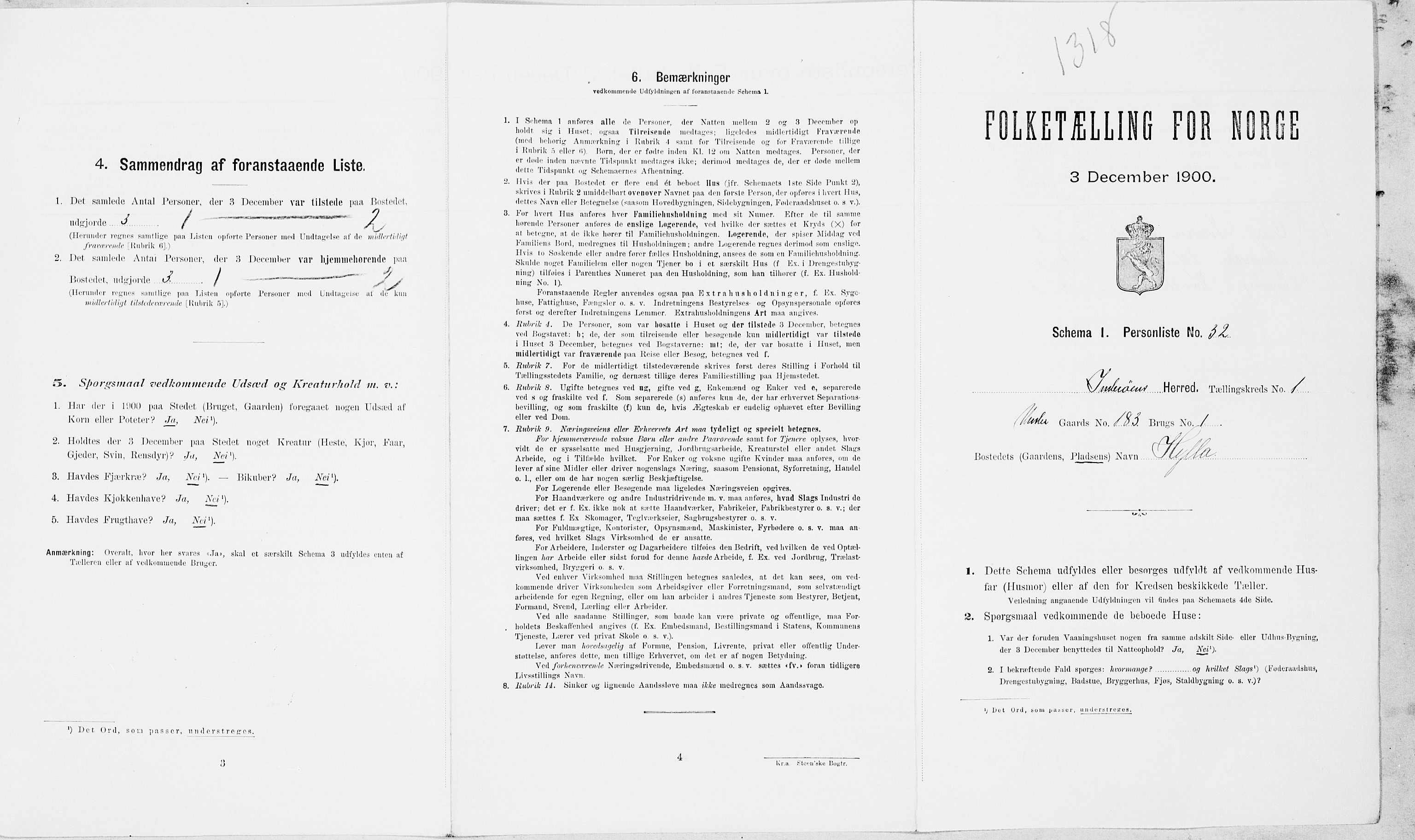 SAT, Folketelling 1900 for 1729 Inderøy herred, 1900, s. 174