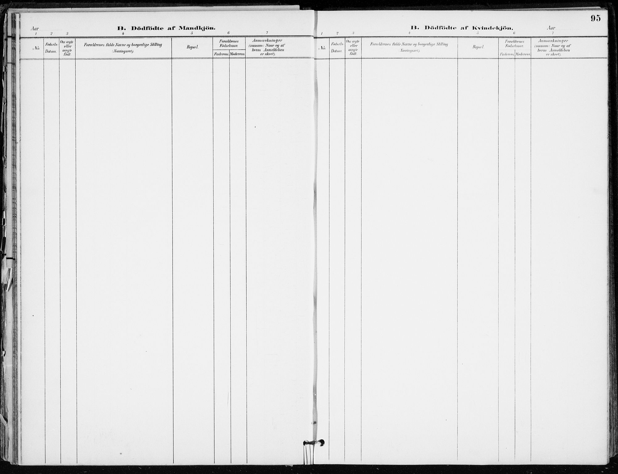 Lier kirkebøker, AV/SAKO-A-230/F/Fa/L0016: Ministerialbok nr. I 16, 1895-1900, s. 95