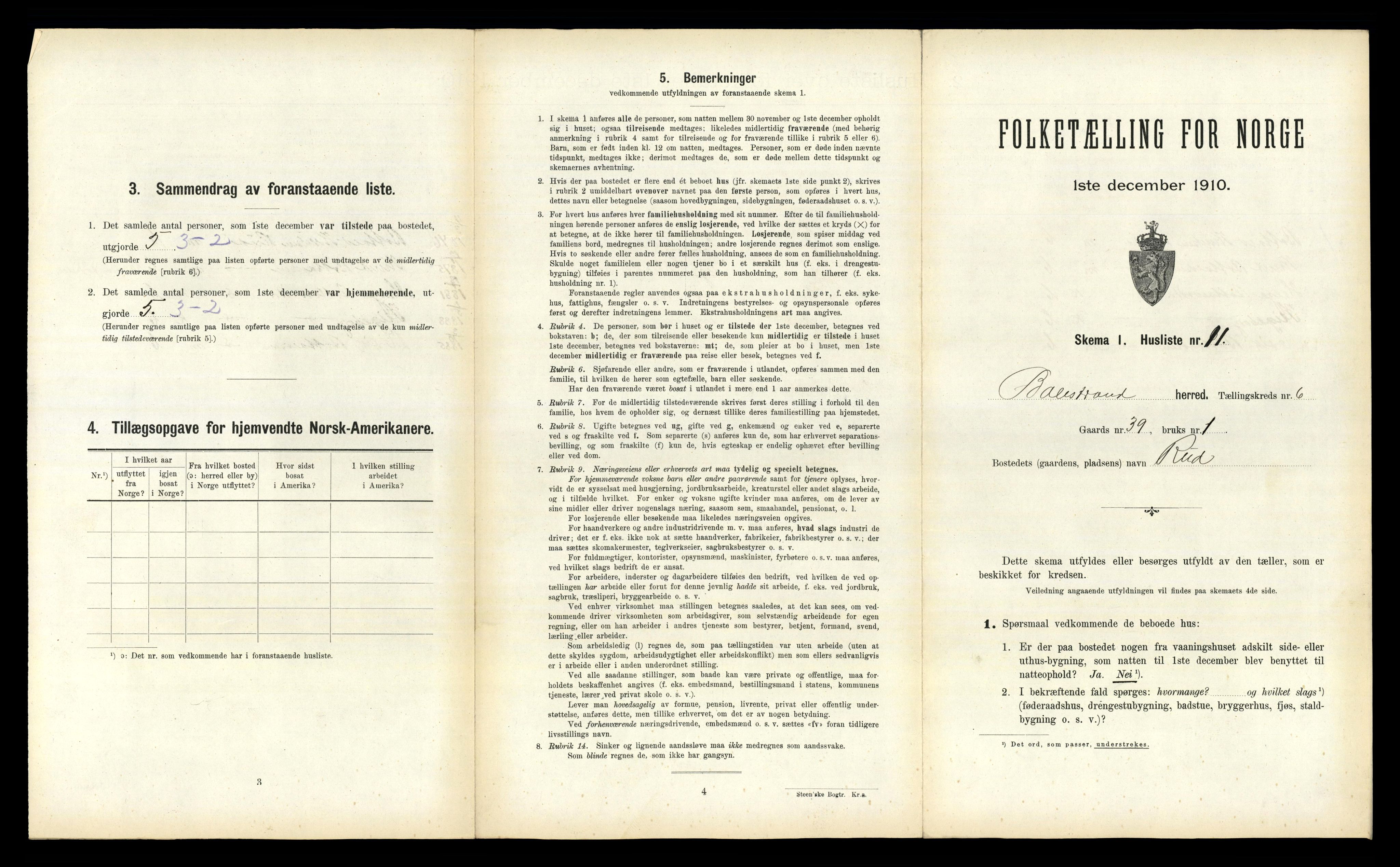 RA, Folketelling 1910 for 1418 Balestrand herred, 1910, s. 470