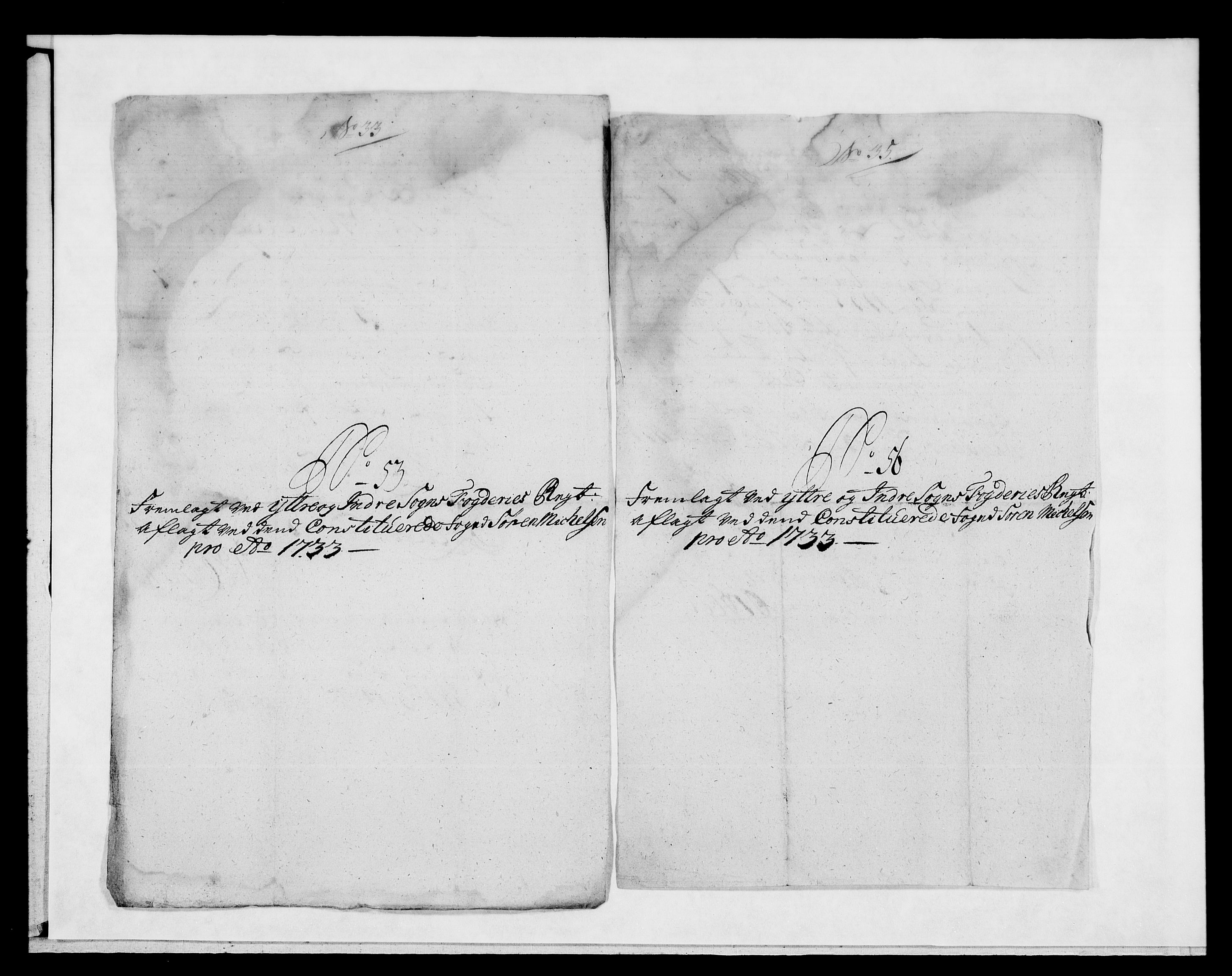 Rentekammeret inntil 1814, Reviderte regnskaper, Fogderegnskap, AV/RA-EA-4092/R52/L3337: Fogderegnskap Sogn, 1733, s. 217