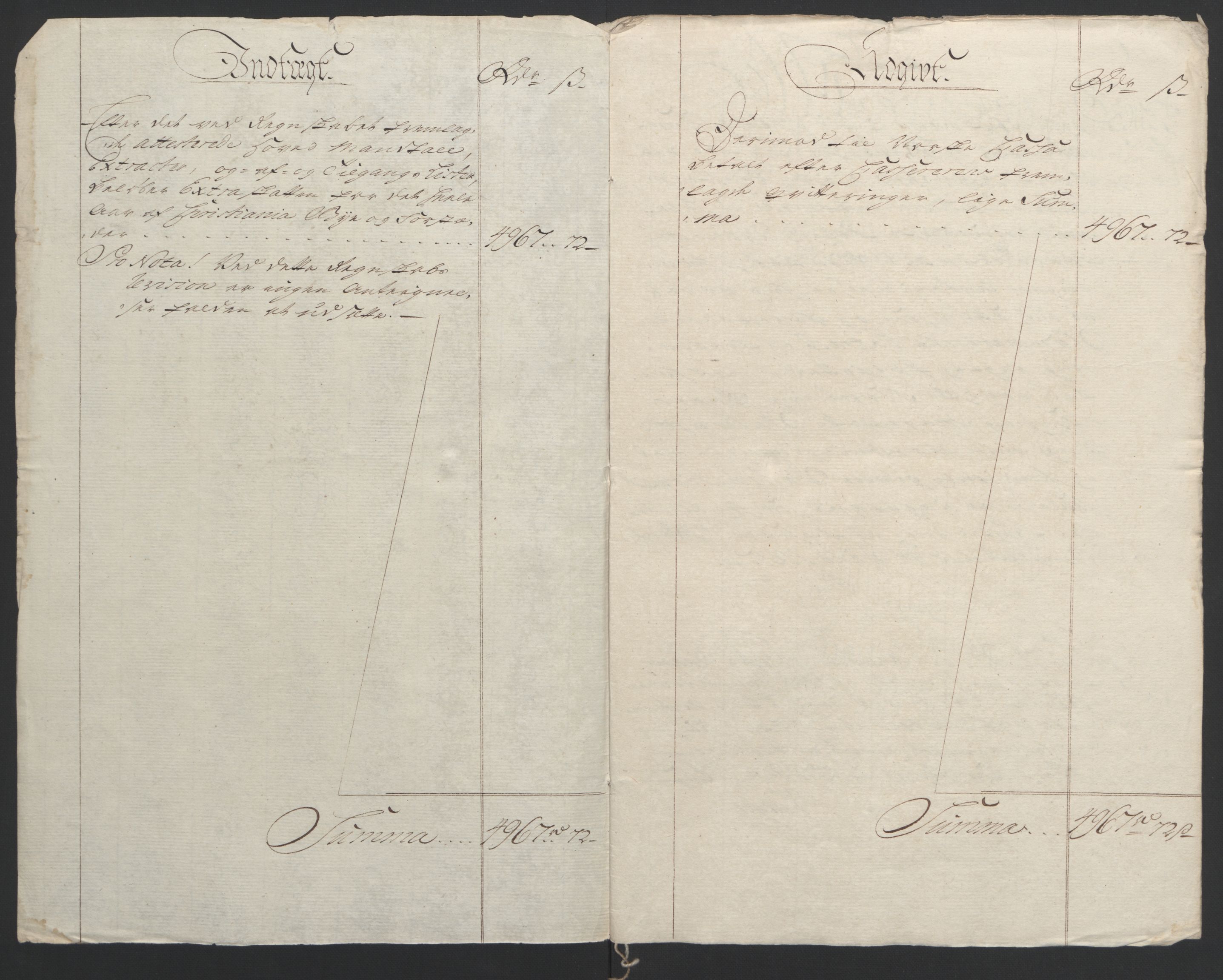 Rentekammeret inntil 1814, Reviderte regnskaper, Byregnskaper, AV/RA-EA-4066/R/Re/L0072/0001: [E13] Kontribusjonsregnskap / Ekstraskatt, 1763-1764, s. 5