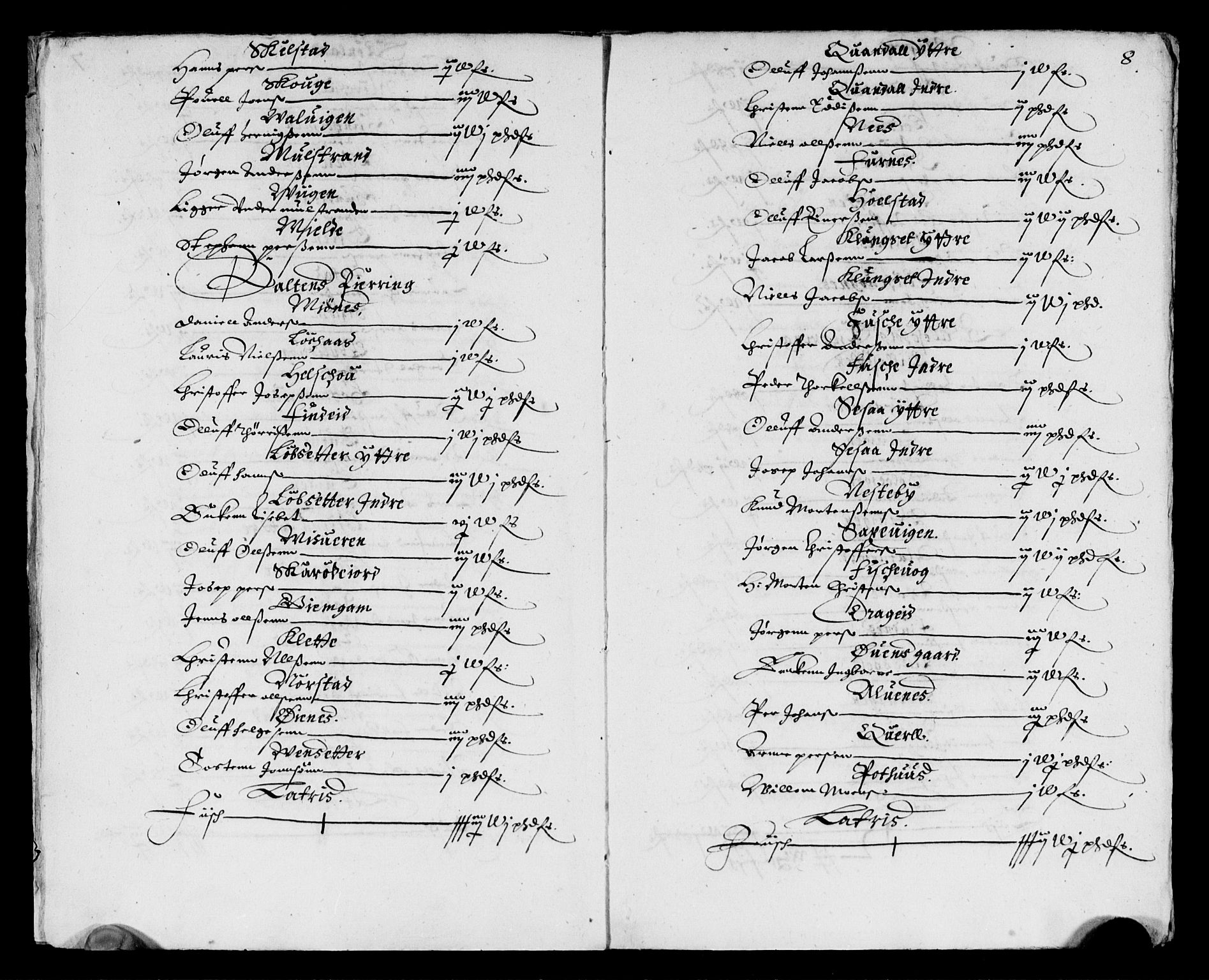 Rentekammeret inntil 1814, Reviderte regnskaper, Lensregnskaper, AV/RA-EA-5023/R/Rb/Rbz/L0027: Nordlandenes len, 1635-1639