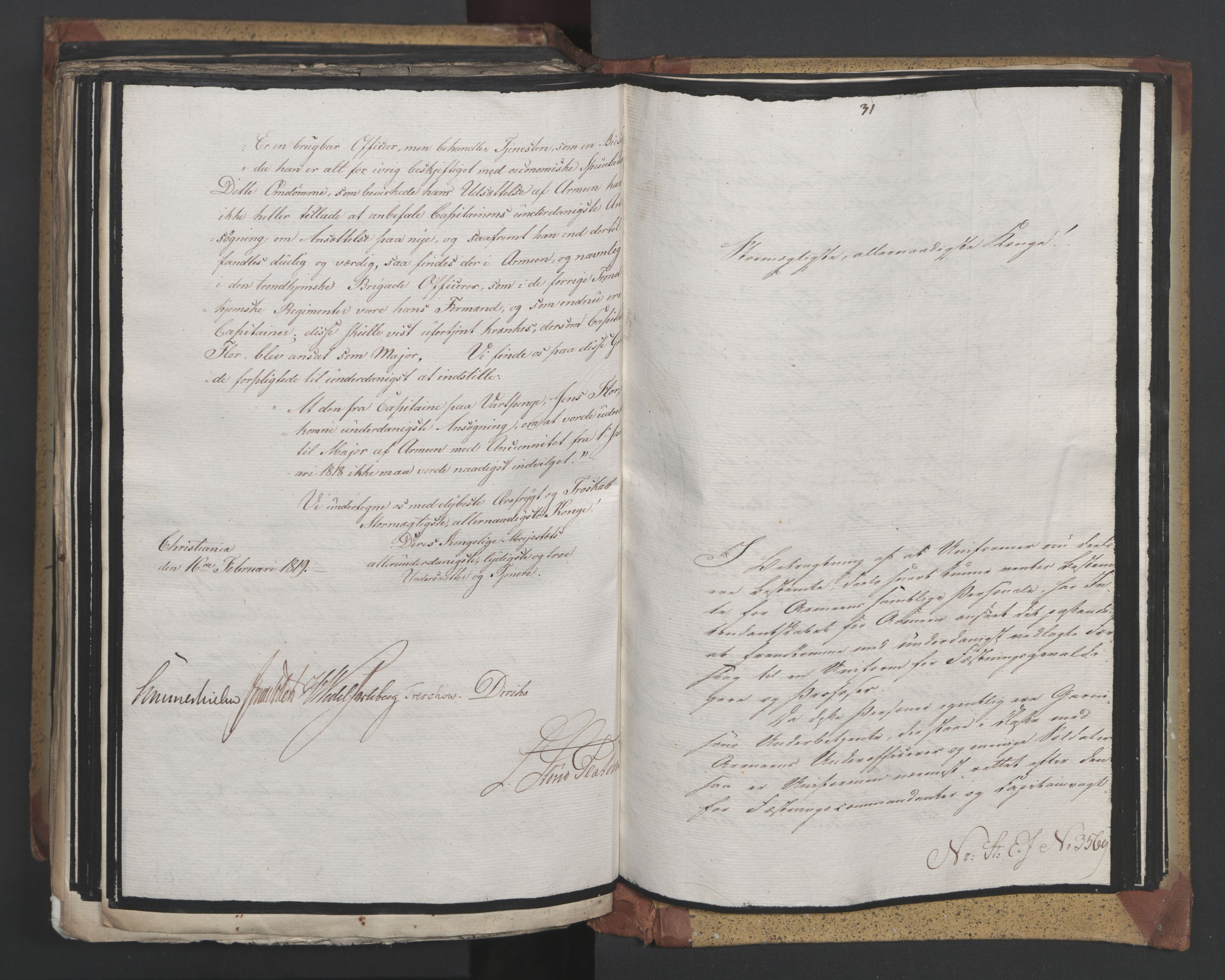 Statsrådsavdelingen i Stockholm, RA/S-1003/D/Da/L0017: Regjeringsinnstillinger nr. 3469-3598, 1819, s. 388