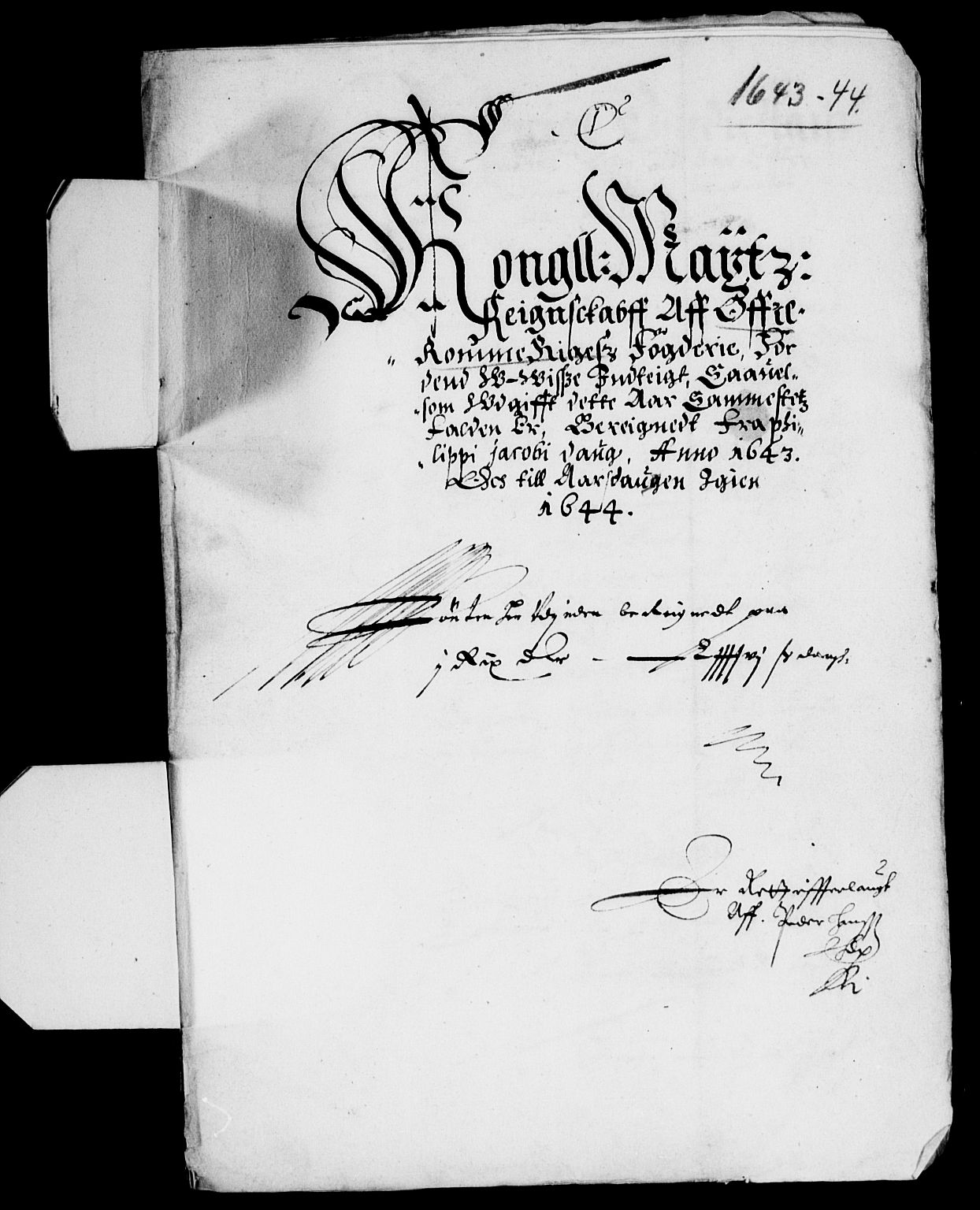 Rentekammeret inntil 1814, Reviderte regnskaper, Lensregnskaper, AV/RA-EA-5023/R/Rb/Rba/L0170: Akershus len, 1642-1644
