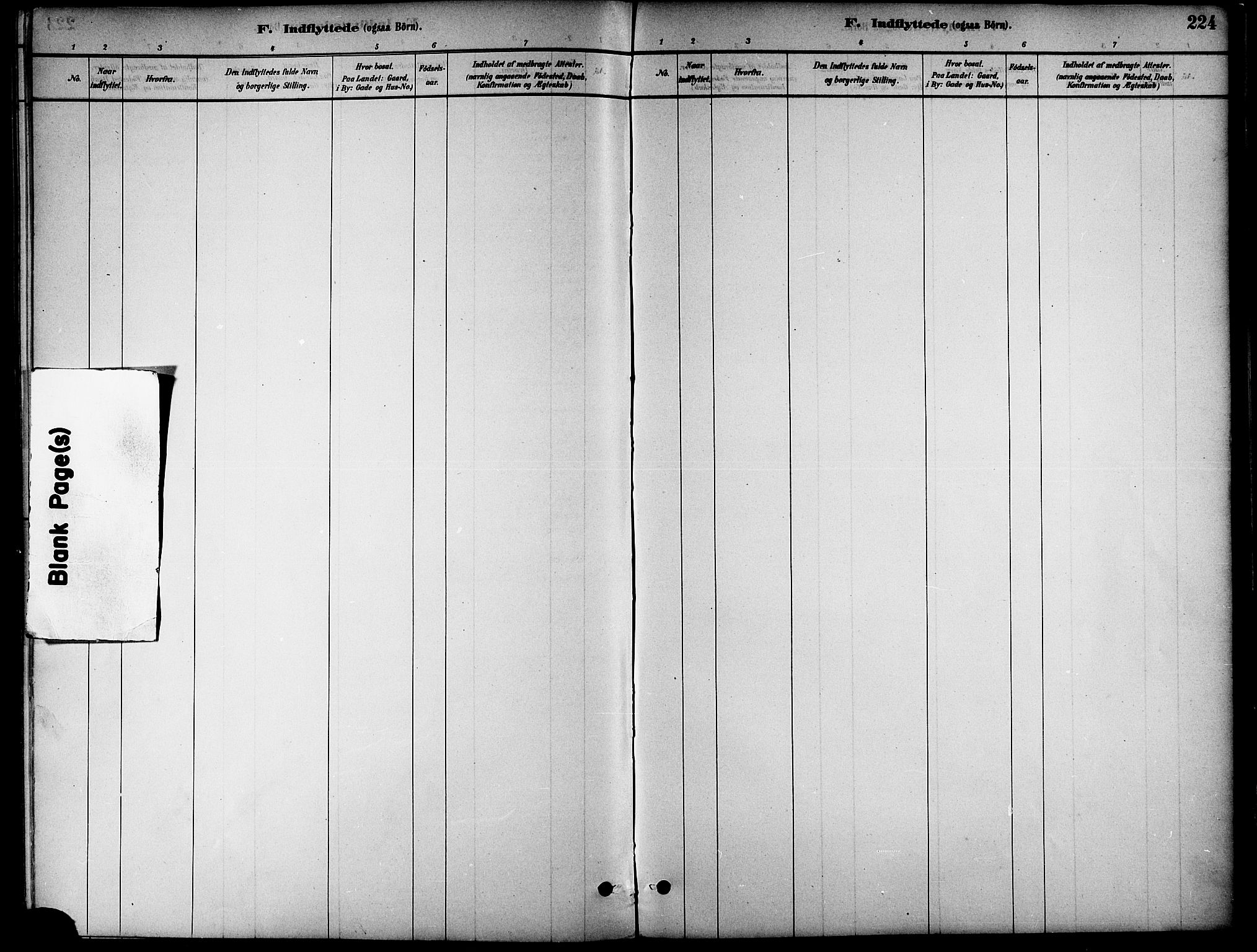Ministerialprotokoller, klokkerbøker og fødselsregistre - Nord-Trøndelag, SAT/A-1458/739/L0371: Ministerialbok nr. 739A03, 1881-1895, s. 224
