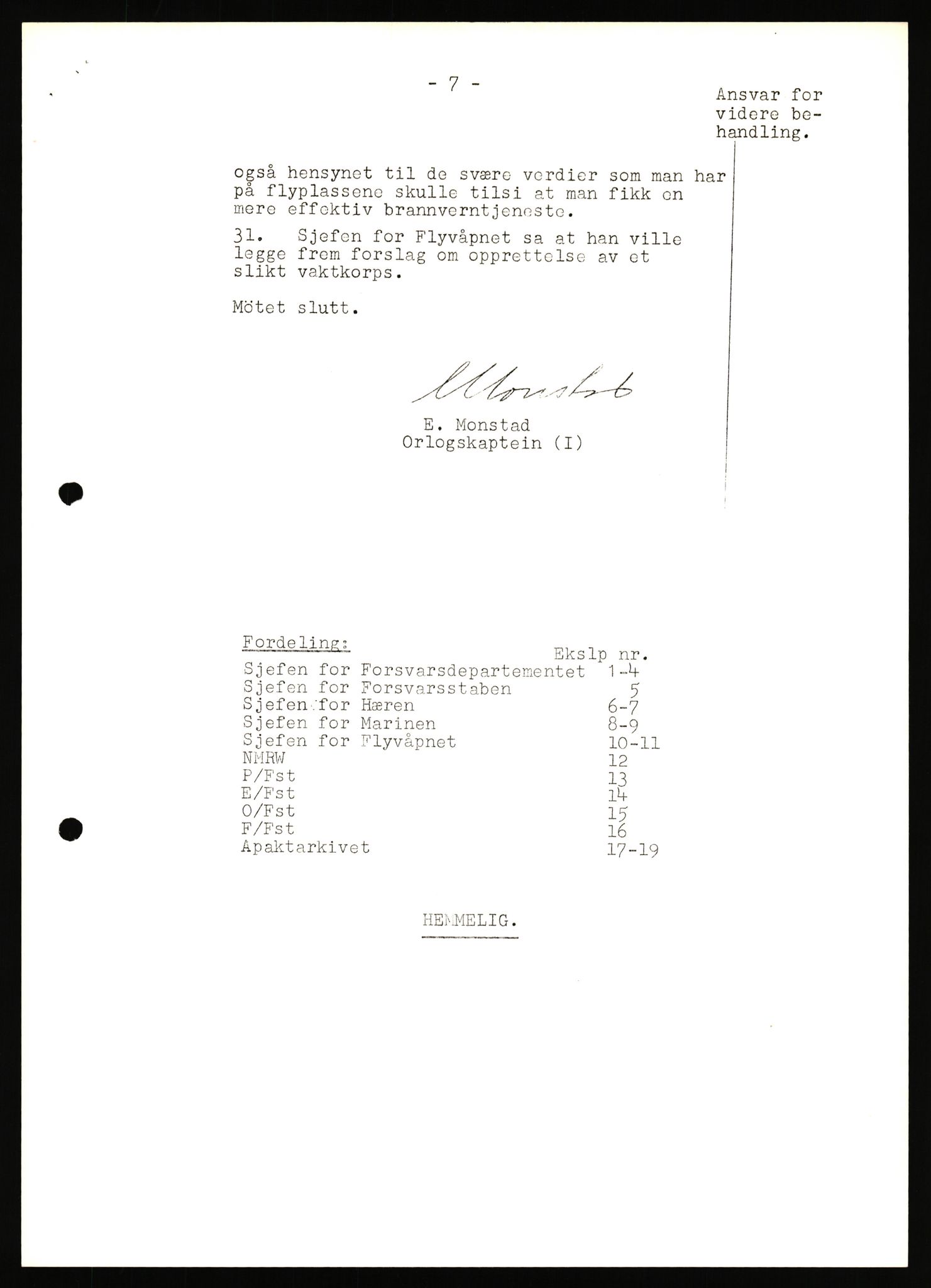 Forsvaret, Den sentrale sjefsnemnd, AV/RA-RAFA-6733, 1953-1956, s. 345