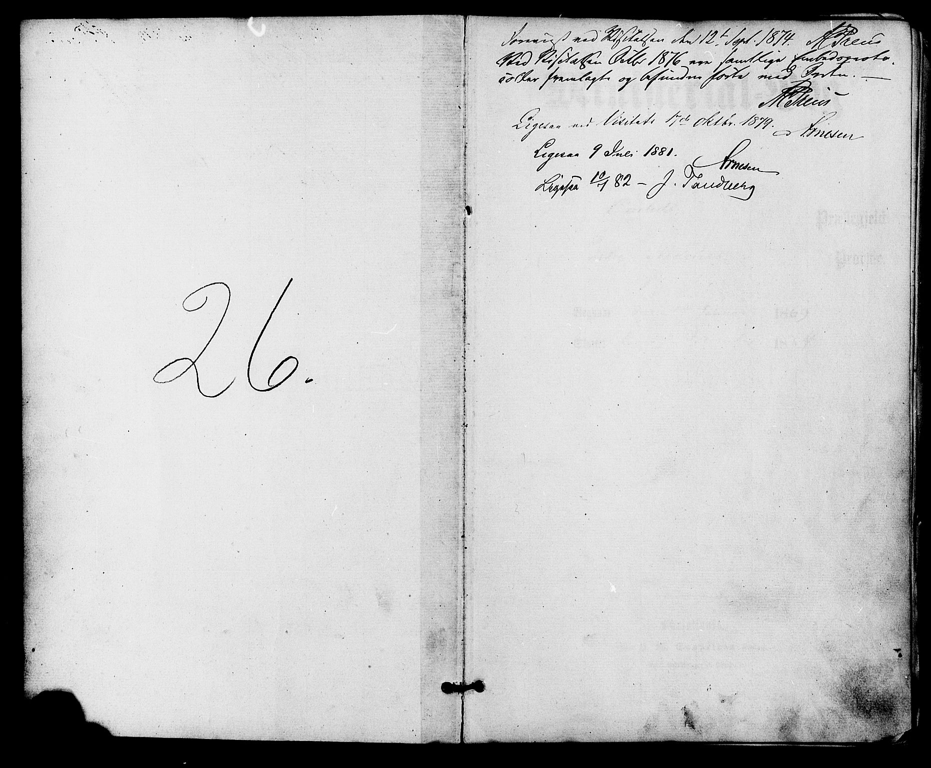 Åmli sokneprestkontor, AV/SAK-1111-0050/F/Fa/Fac/L0009: Ministerialbok nr. A 9 /1, 1869-1884