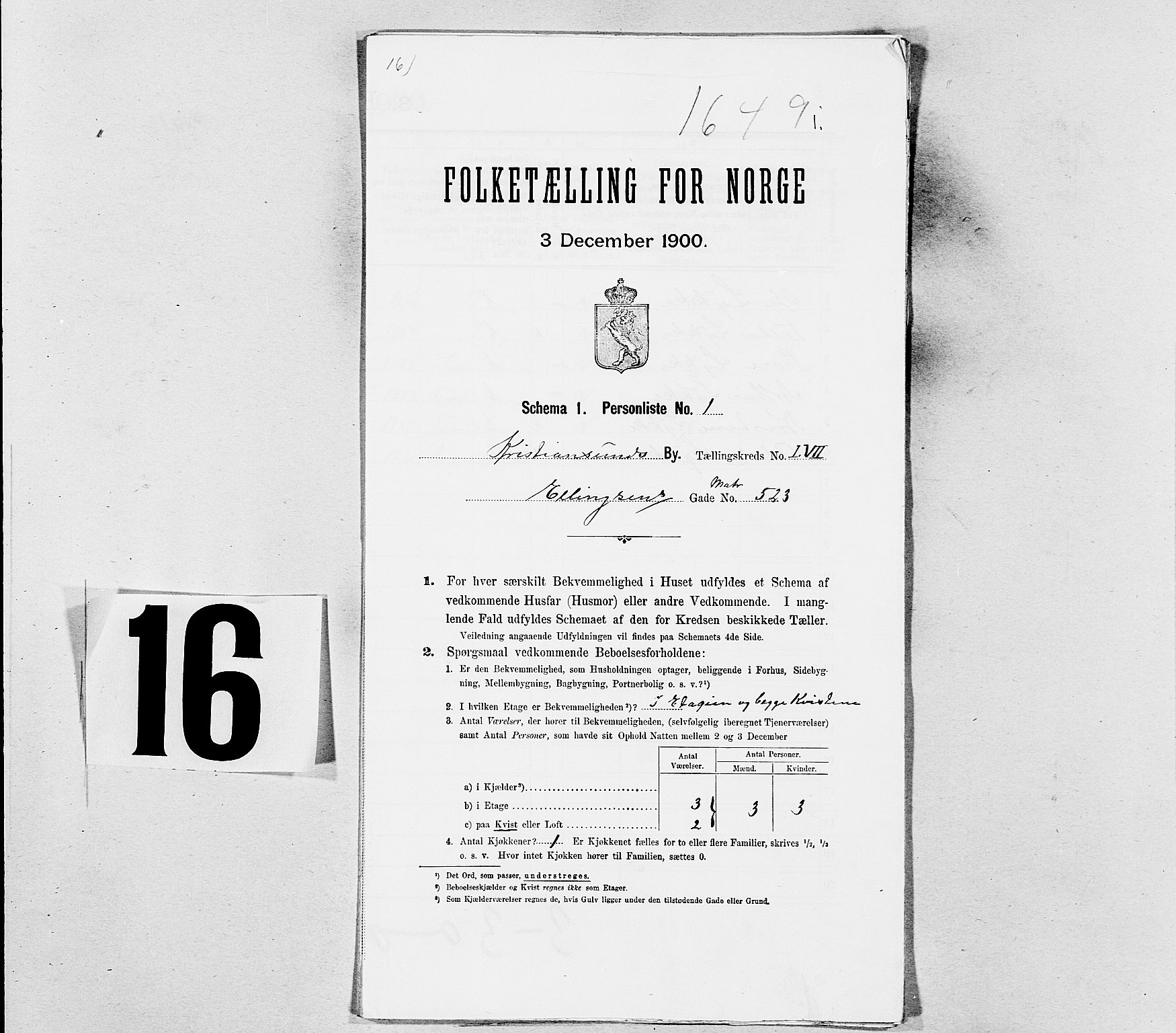 SAT, Folketelling 1900 for 1503 Kristiansund kjøpstad, 1900, s. 6536
