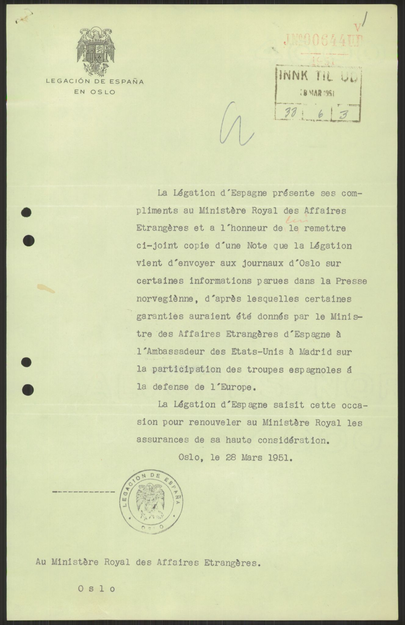 Utenriksdepartementet, RA/S-2259, 1951-1959, s. 703