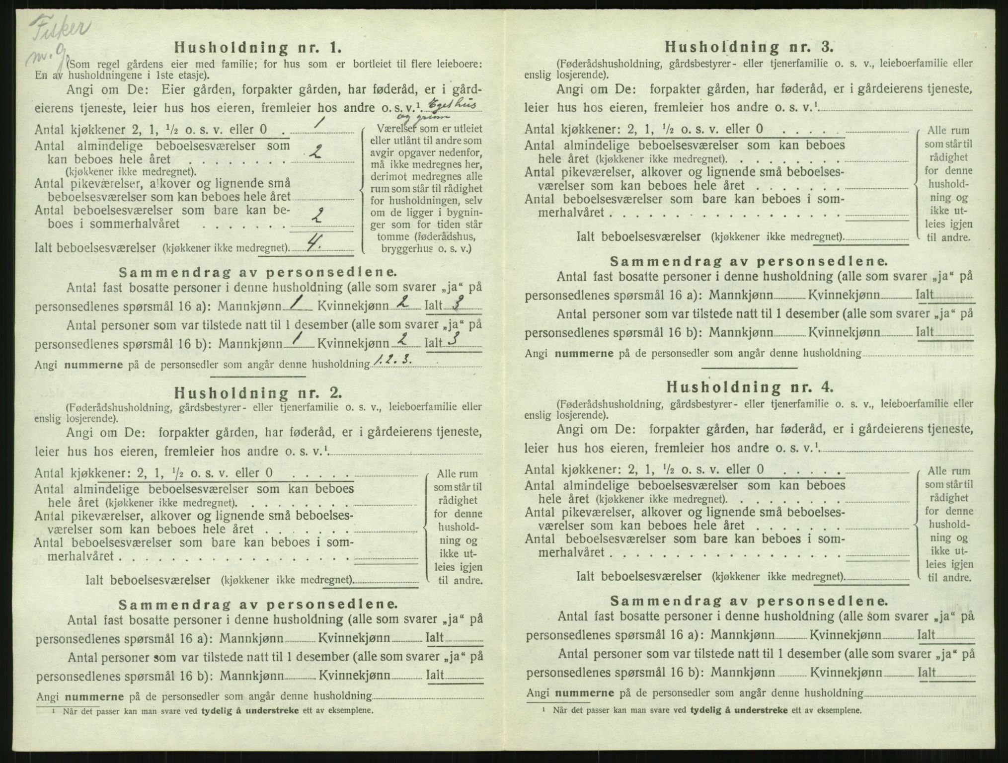 SAT, Folketelling 1920 for 1549 Bud herred, 1920, s. 125