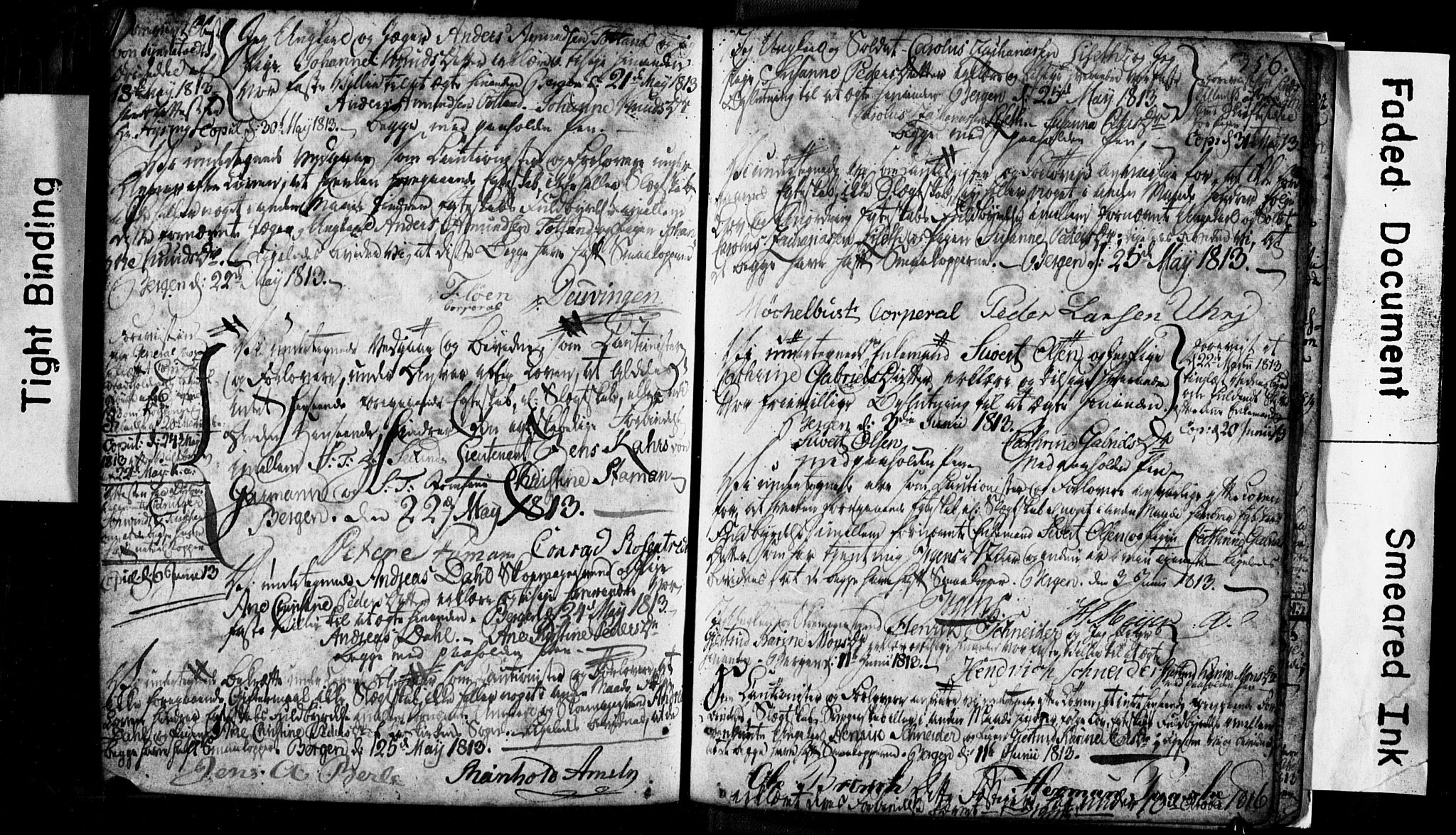 Korskirken sokneprestembete, SAB/A-76101: Forlovererklæringer nr. II.5.1, 1776-1816, s. 356