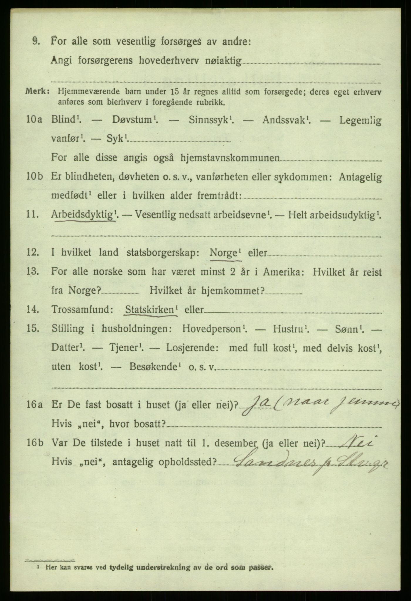 SAB, Folketelling 1920 for 1411 Gulen herred, 1920, s. 5228