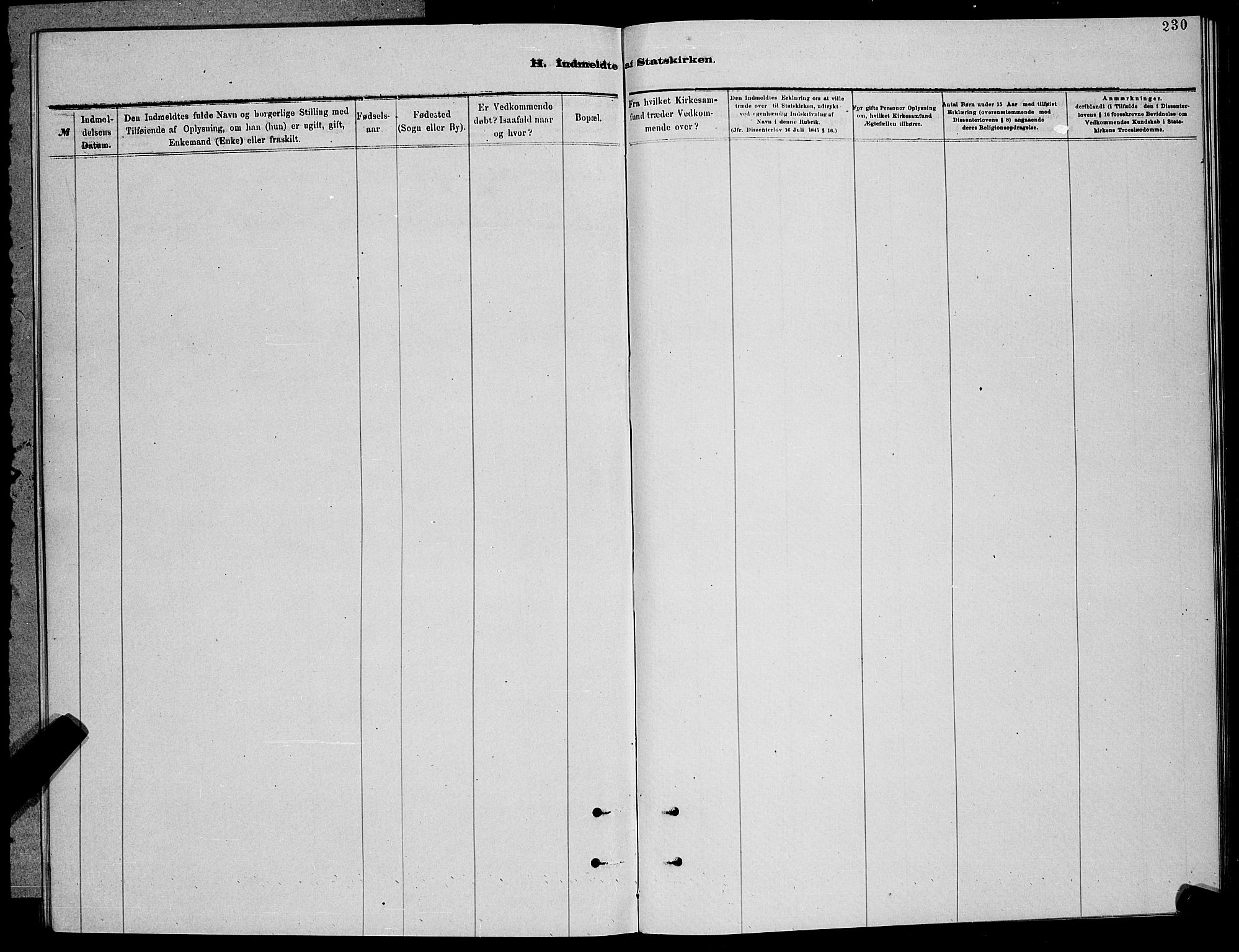 Balsfjord sokneprestembete, AV/SATØ-S-1303/G/Ga/L0007klokker: Klokkerbok nr. 7, 1878-1889, s. 230