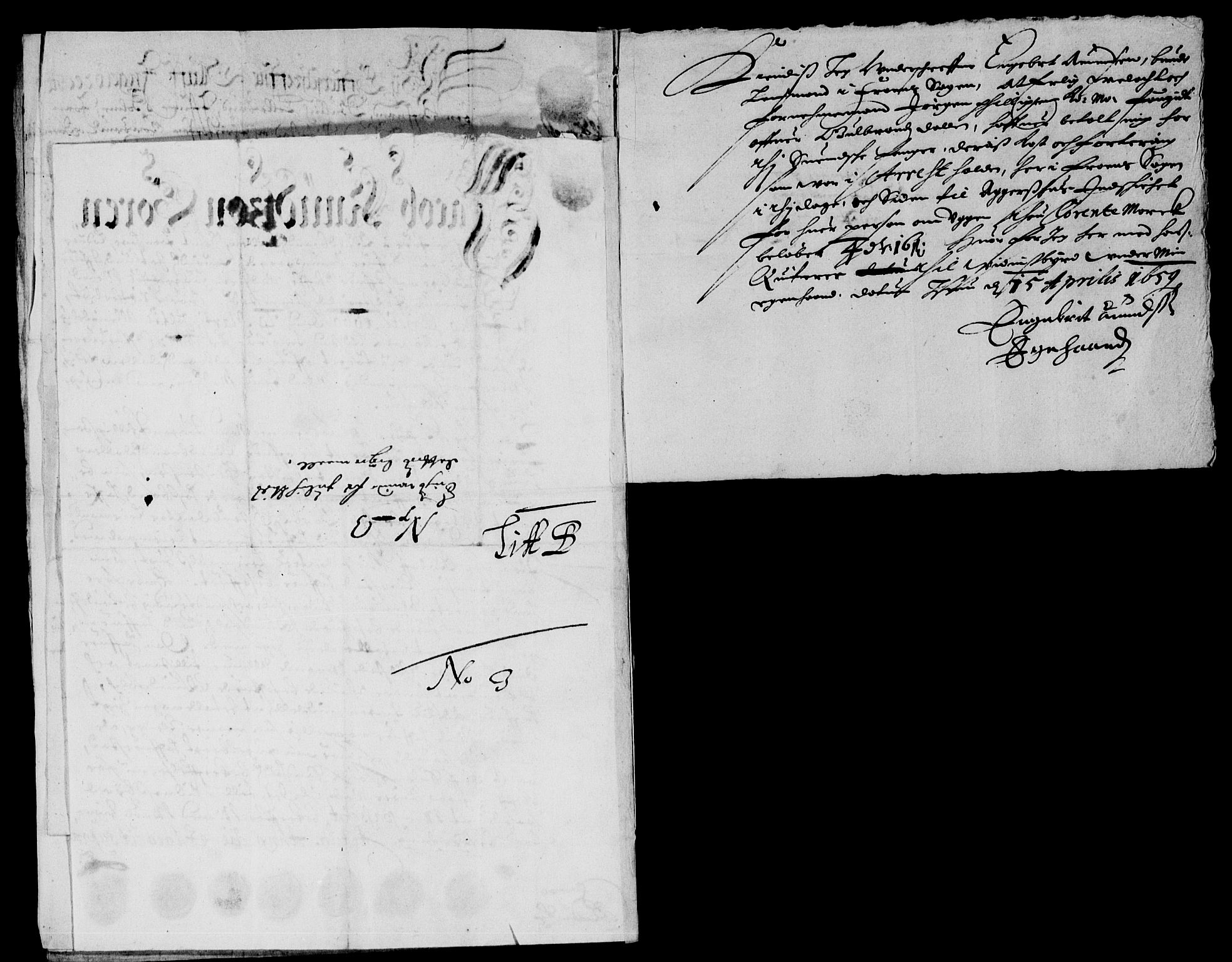 Rentekammeret inntil 1814, Reviderte regnskaper, Lensregnskaper, AV/RA-EA-5023/R/Rb/Rba/L0246: Akershus len, 1657-1659
