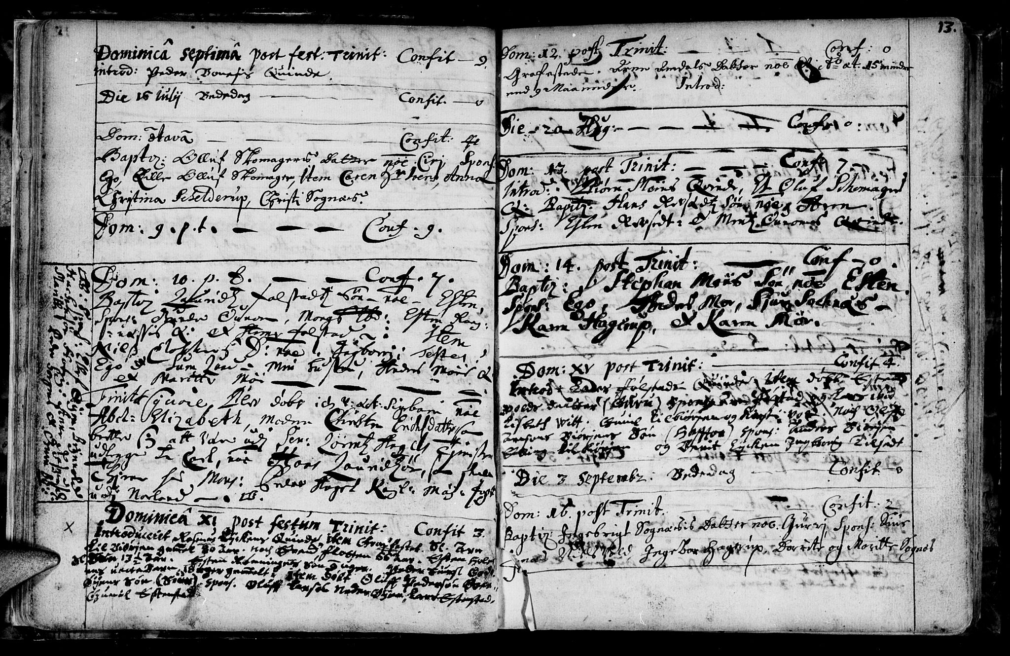 Ministerialprotokoller, klokkerbøker og fødselsregistre - Sør-Trøndelag, AV/SAT-A-1456/687/L0990: Ministerialbok nr. 687A01, 1690-1746, s. 13