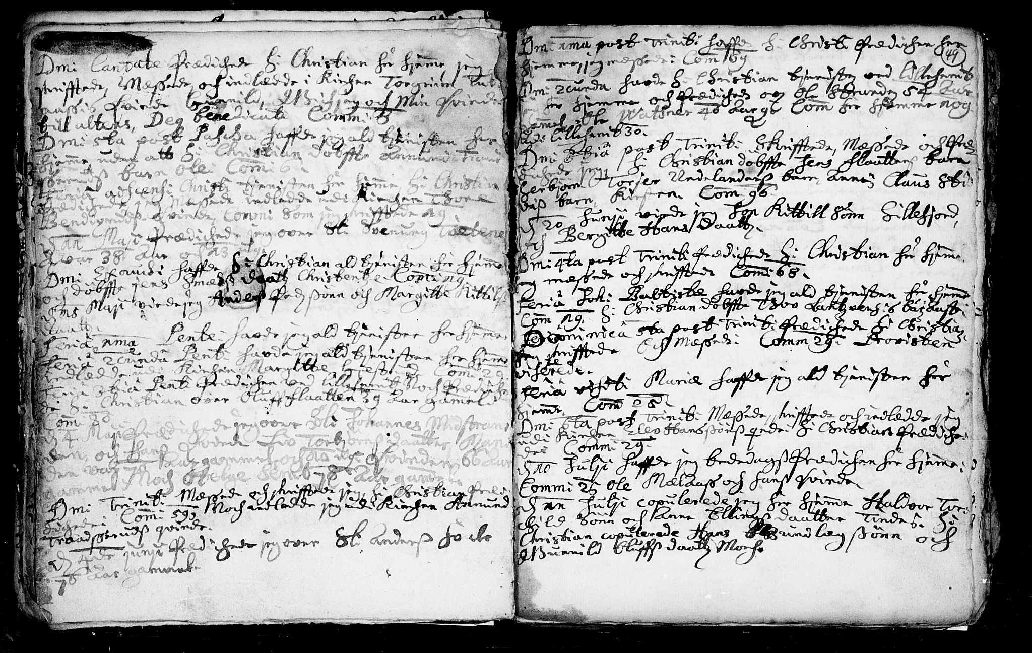 Heddal kirkebøker, SAKO/A-268/F/Fa/L0002: Ministerialbok nr. I 2, 1699-1722, s. 49
