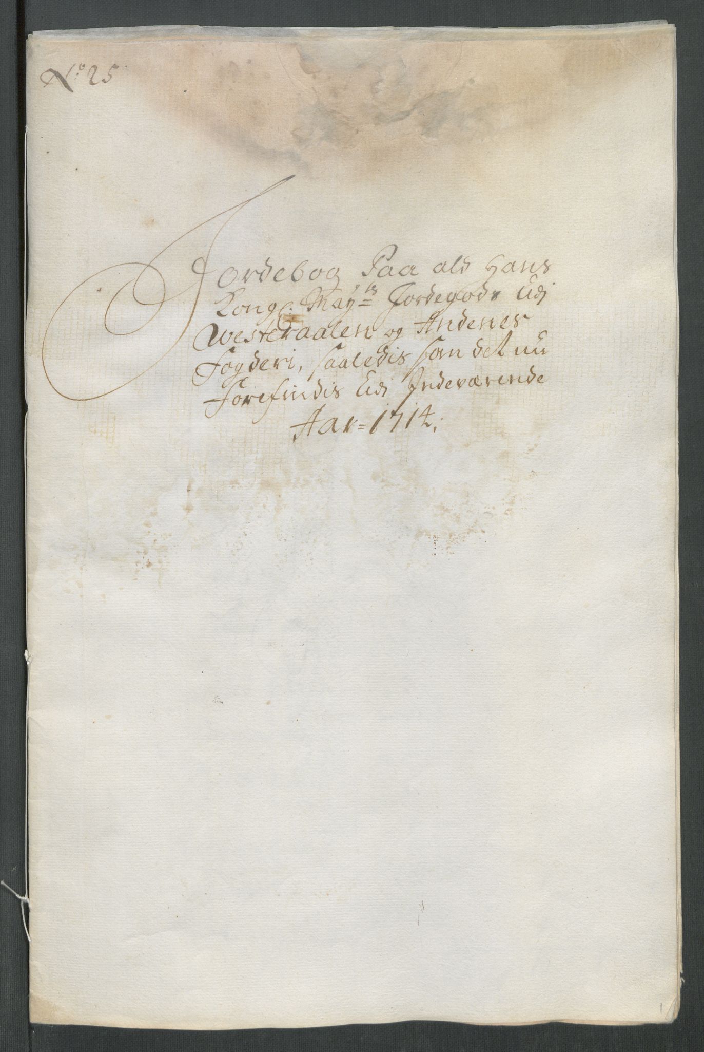 Rentekammeret inntil 1814, Reviderte regnskaper, Fogderegnskap, AV/RA-EA-4092/R67/L4680: Fogderegnskap Vesterålen, Andenes og Lofoten, 1714, s. 151