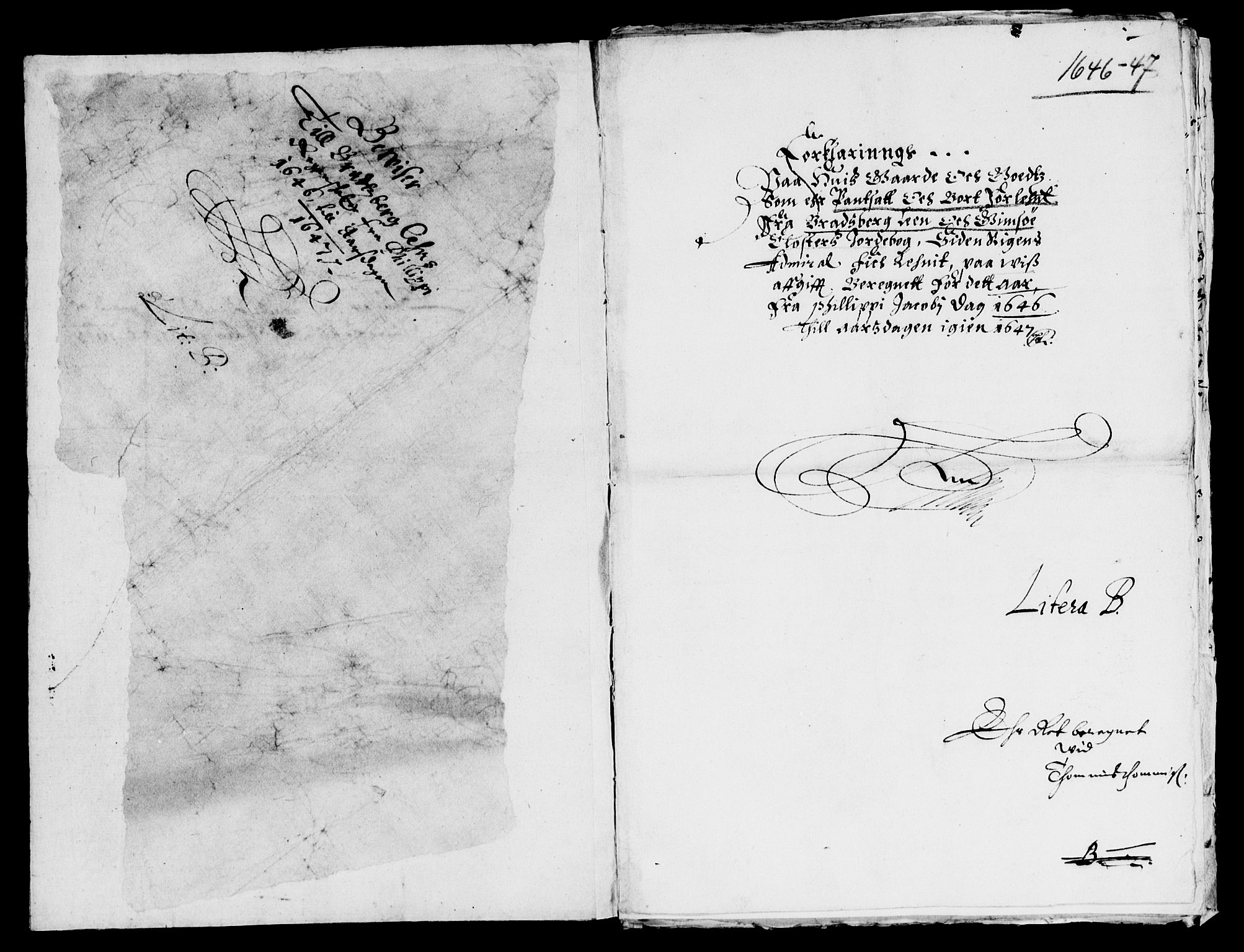 Rentekammeret inntil 1814, Reviderte regnskaper, Lensregnskaper, AV/RA-EA-5023/R/Rb/Rbp/L0032: Bratsberg len, 1645-1647