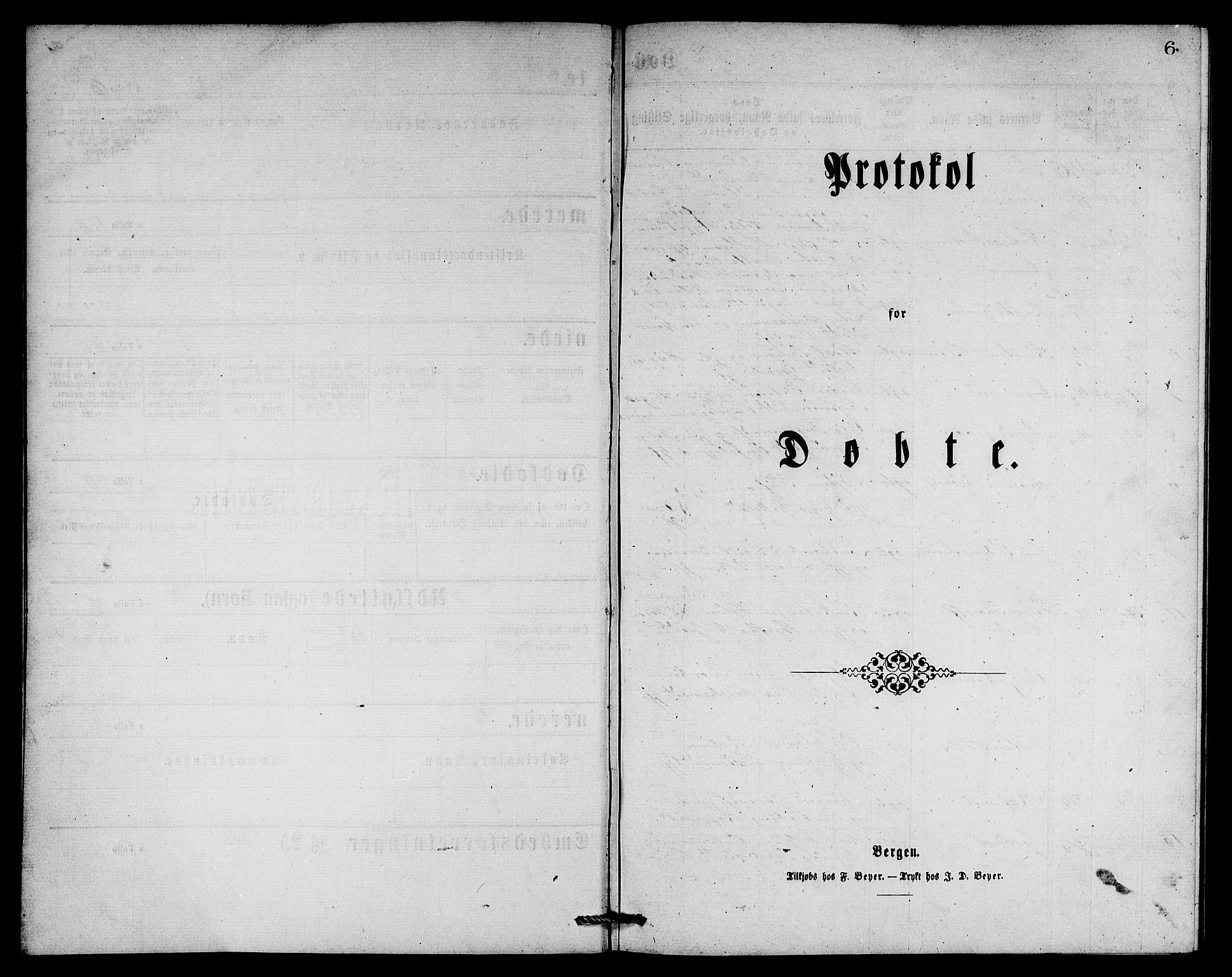 Etne sokneprestembete, AV/SAB-A-75001/H/Hab: Klokkerbok nr. B 3, 1867-1878, s. 6