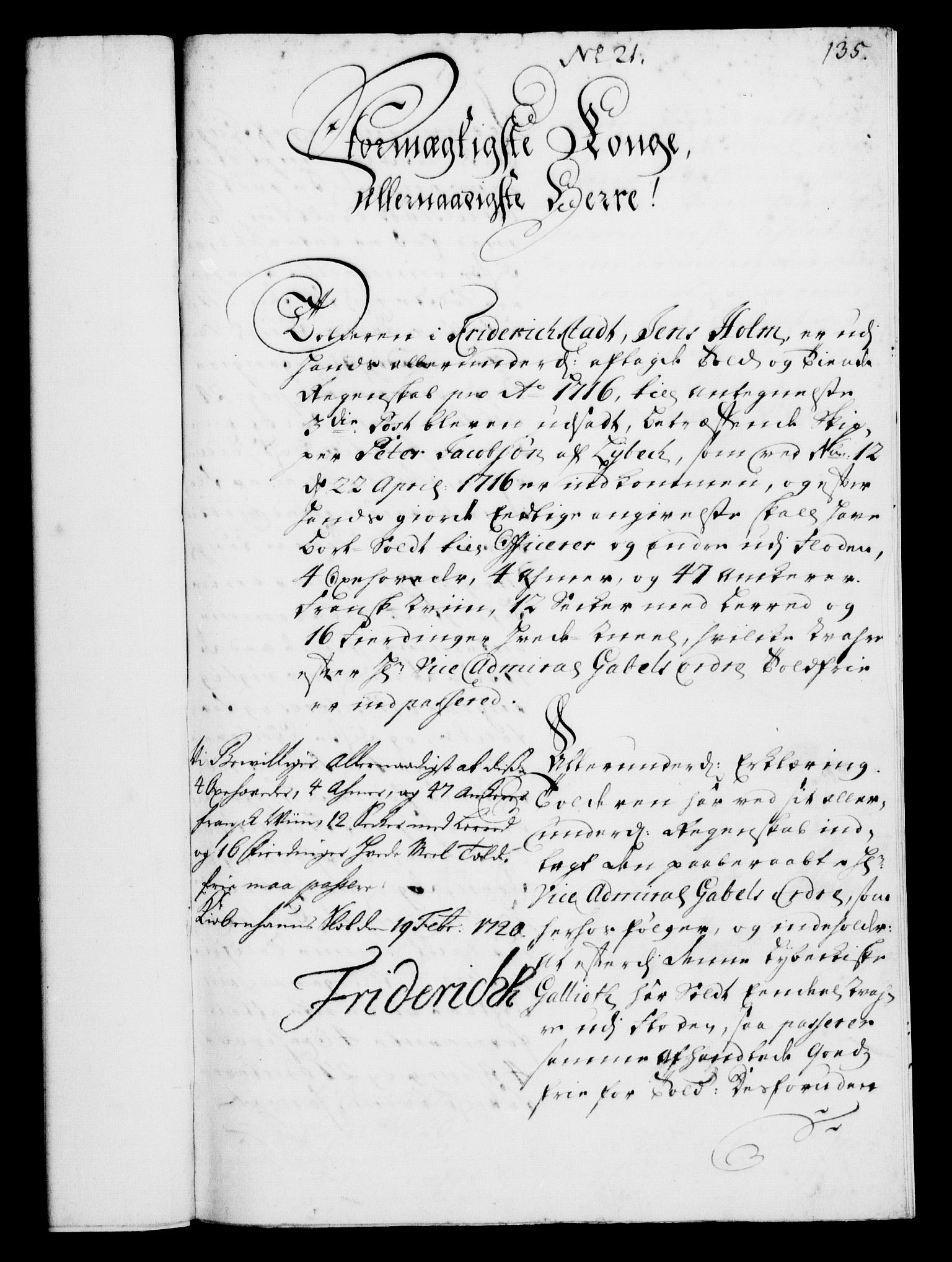 Rentekammeret, Kammerkanselliet, AV/RA-EA-3111/G/Gf/Gfa/L0002: Norsk relasjons- og resolusjonsprotokoll (merket RK 52.2), 1720, s. 135