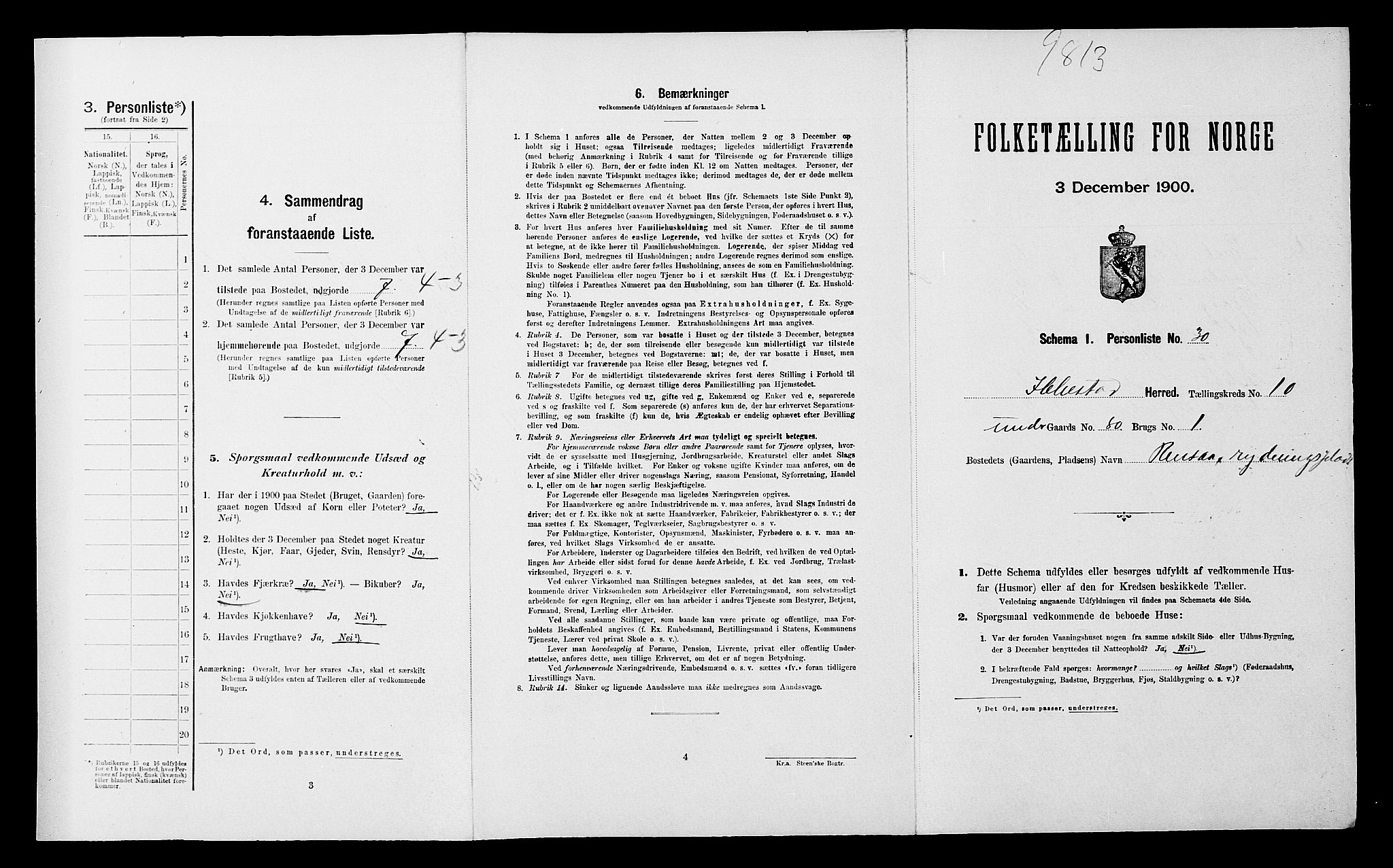 SATØ, Folketelling 1900 for 1917 Ibestad herred, 1900, s. 1310