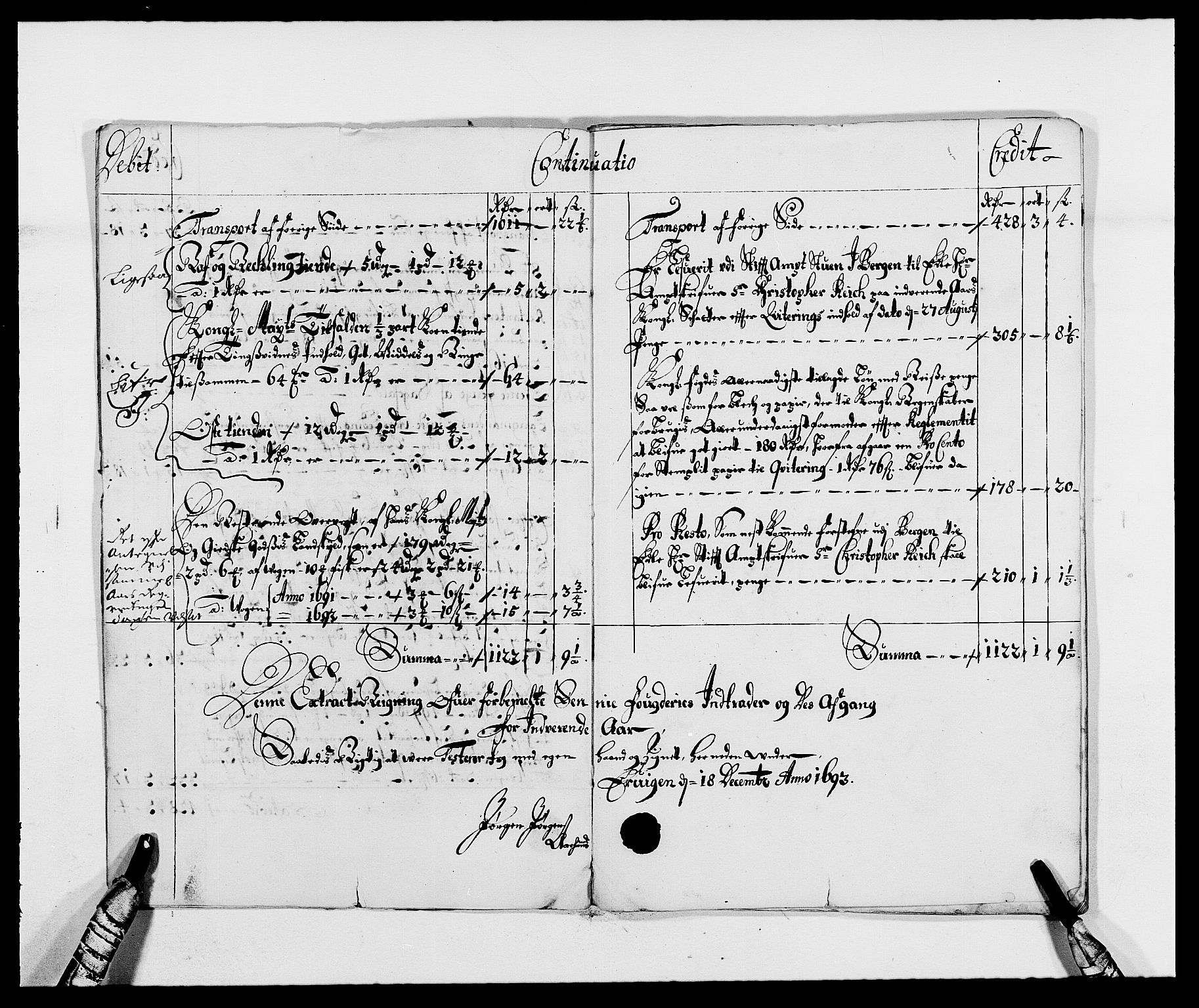 Rentekammeret inntil 1814, Reviderte regnskaper, Fogderegnskap, RA/EA-4092/R68/L4752: Fogderegnskap Senja og Troms, 1691-1693, s. 329