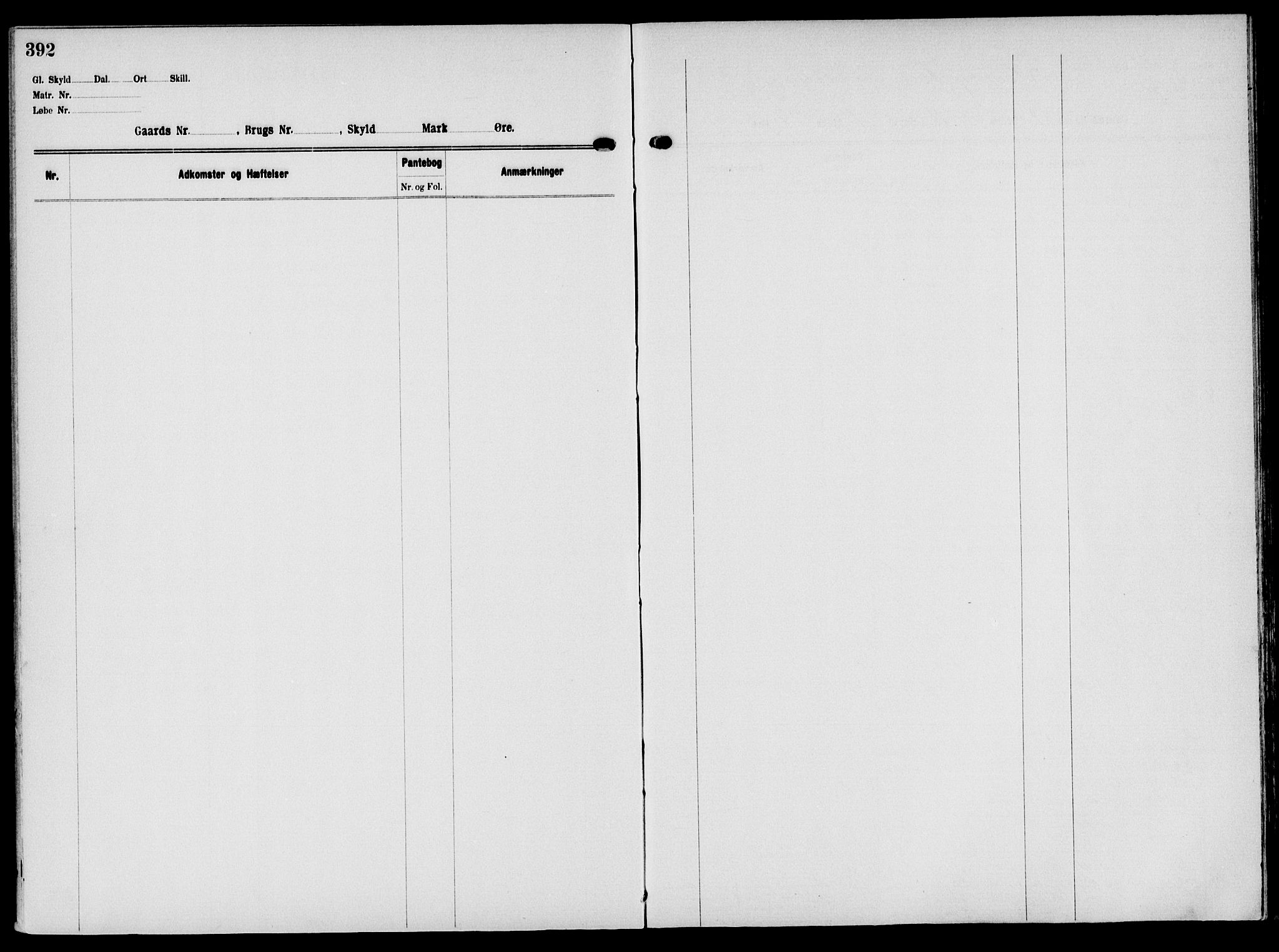 Solør tingrett, AV/SAH-TING-008/H/Ha/Hak/L0006: Panteregister nr. VI, 1900-1935, s. 392