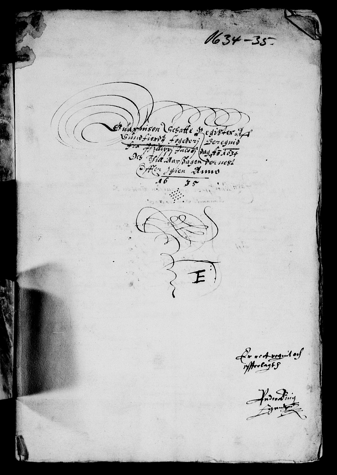 Rentekammeret inntil 1814, Reviderte regnskaper, Lensregnskaper, RA/EA-5023/R/Rb/Rbt/L0068: Bergenhus len, 1634-1635