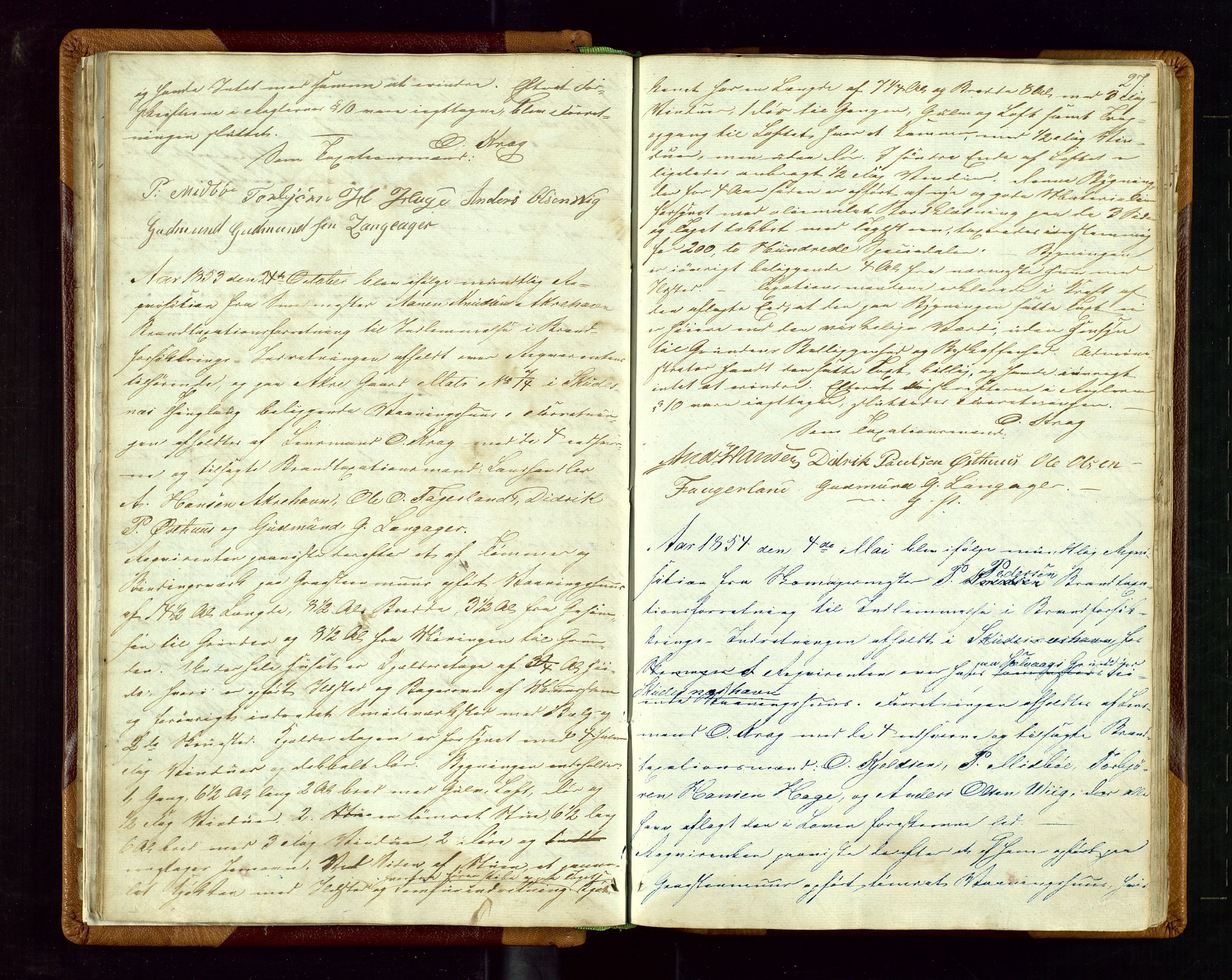 Skudenes lensmannskontor, AV/SAST-A-100444/Goa/L0001: Branntakstprotokoll, 1846-1879, s. 26b-27a