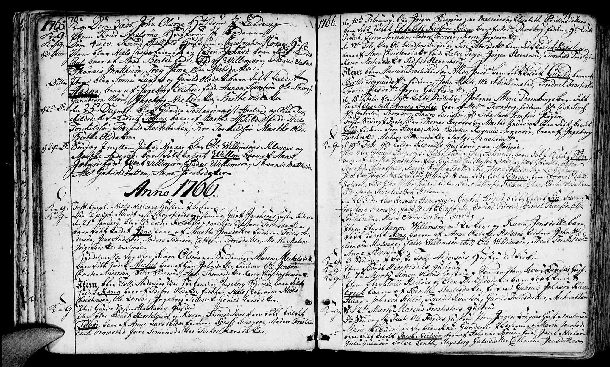 Mandal sokneprestkontor, SAK/1111-0030/F/Fa/Faa/L0003: Ministerialbok nr. A 3, 1748-1794, s. 70-71