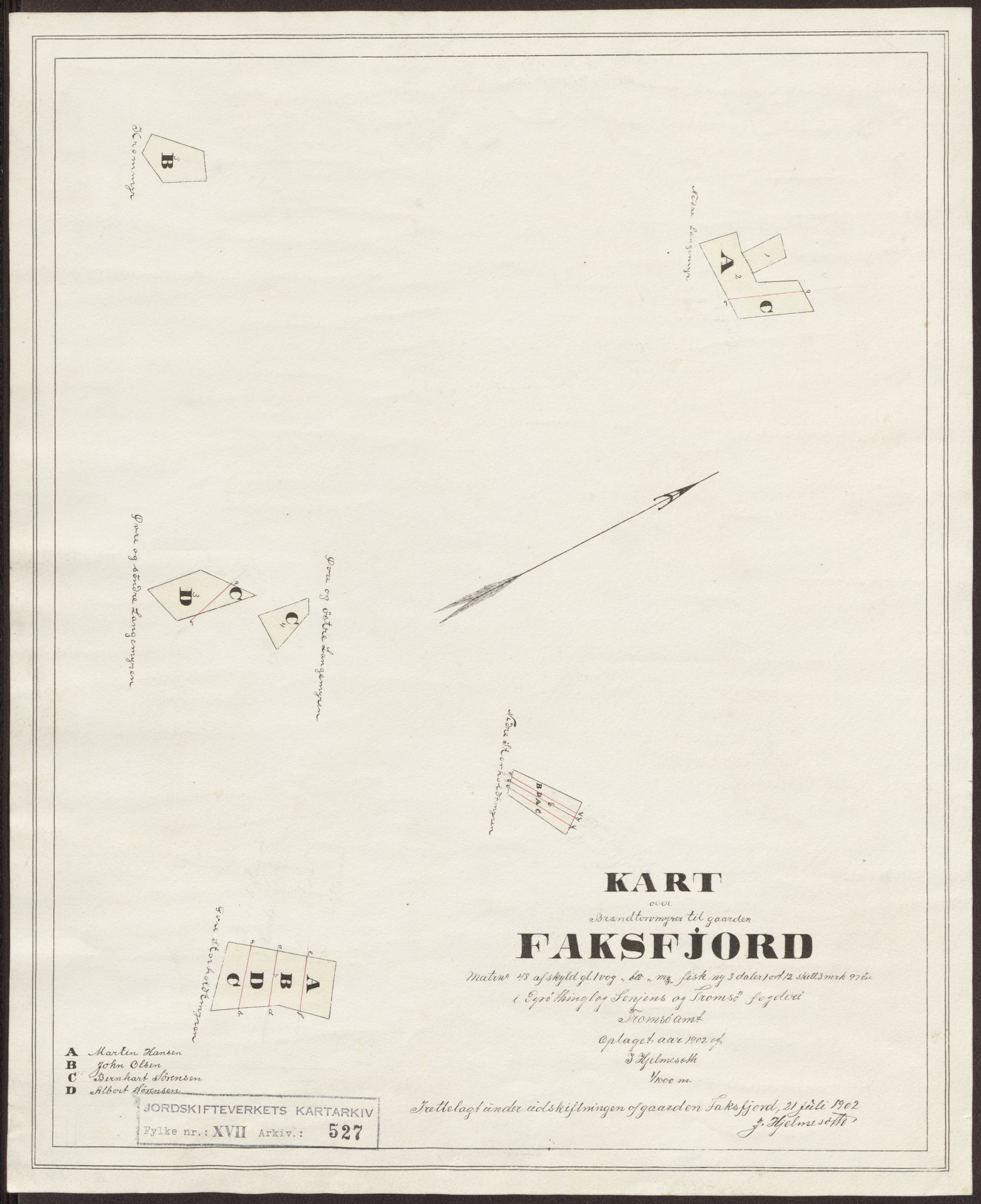 Jordskifteverkets kartarkiv, RA/S-3929/T, 1859-1988, s. 609