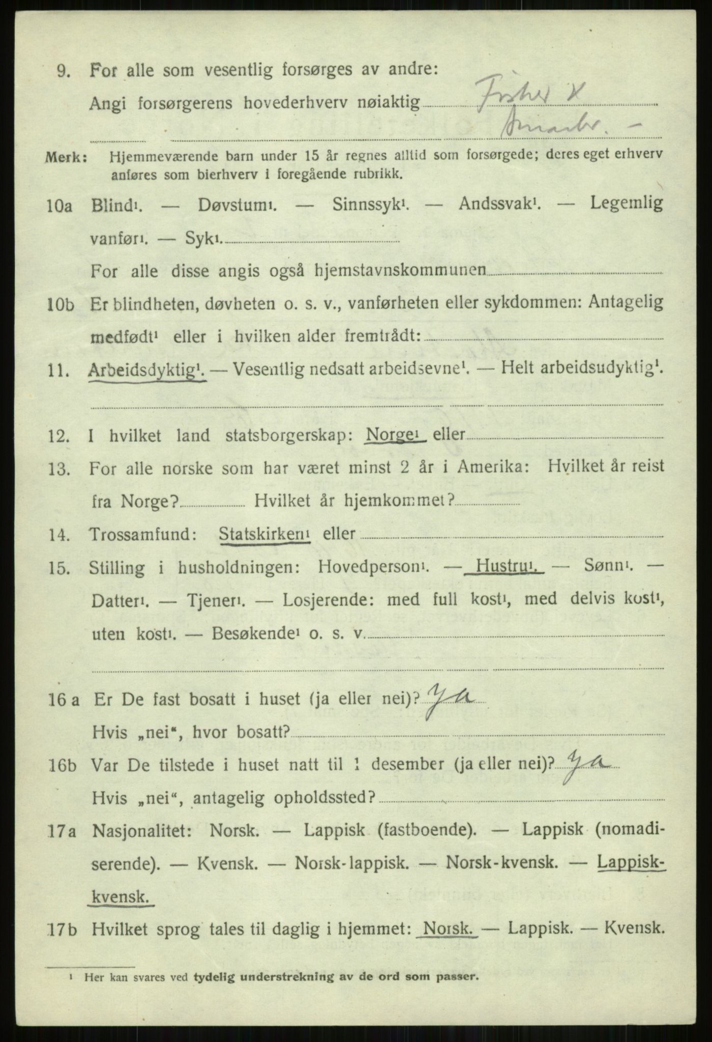 SATØ, Folketelling 1920 for 1941 Skjervøy herred, 1920, s. 4296