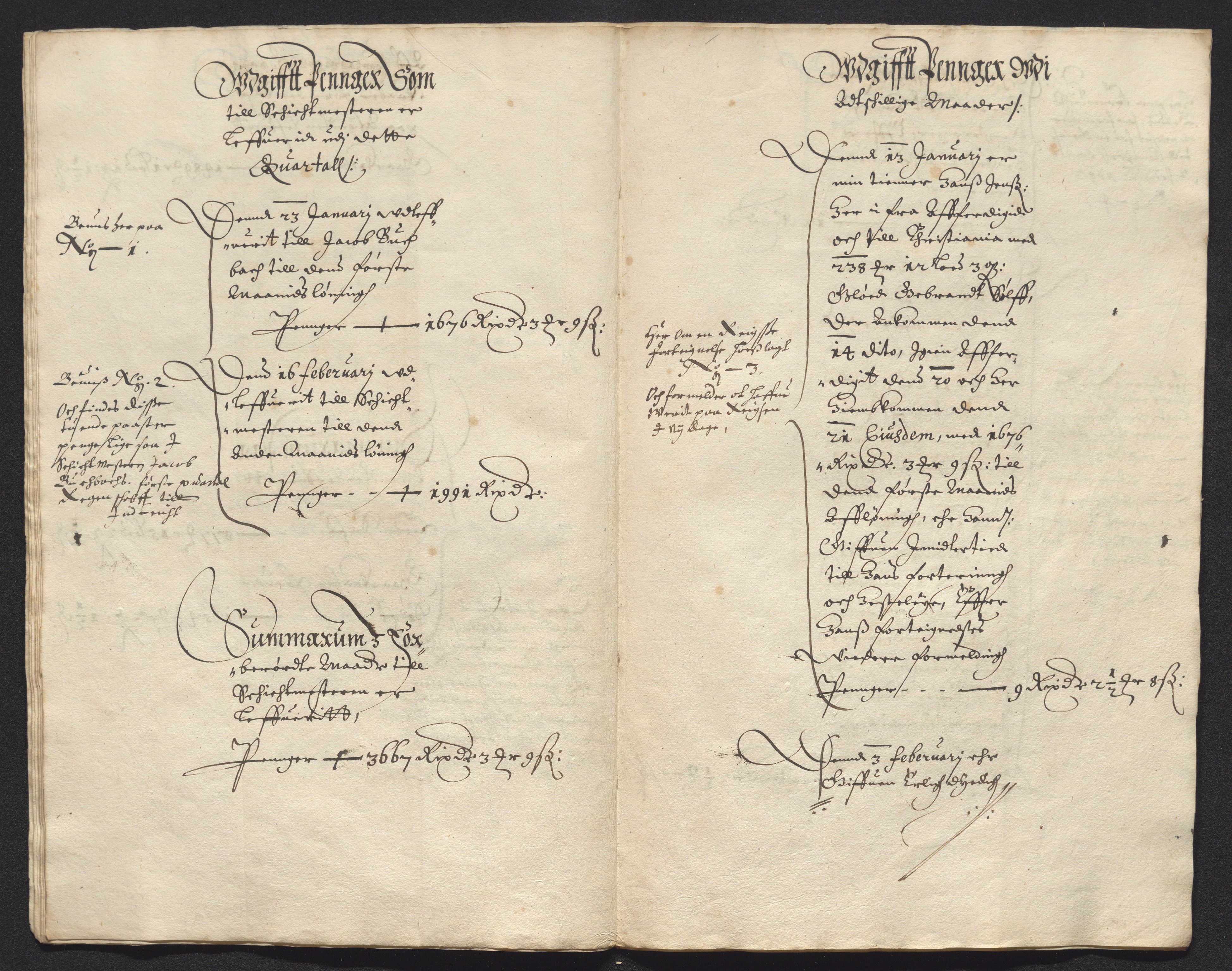 Kongsberg Sølvverk 1623-1816, AV/SAKO-EA-3135/001/D/Dc/Dcd/L0020: Utgiftsregnskap for gruver m.m., 1643-1645, s. 325