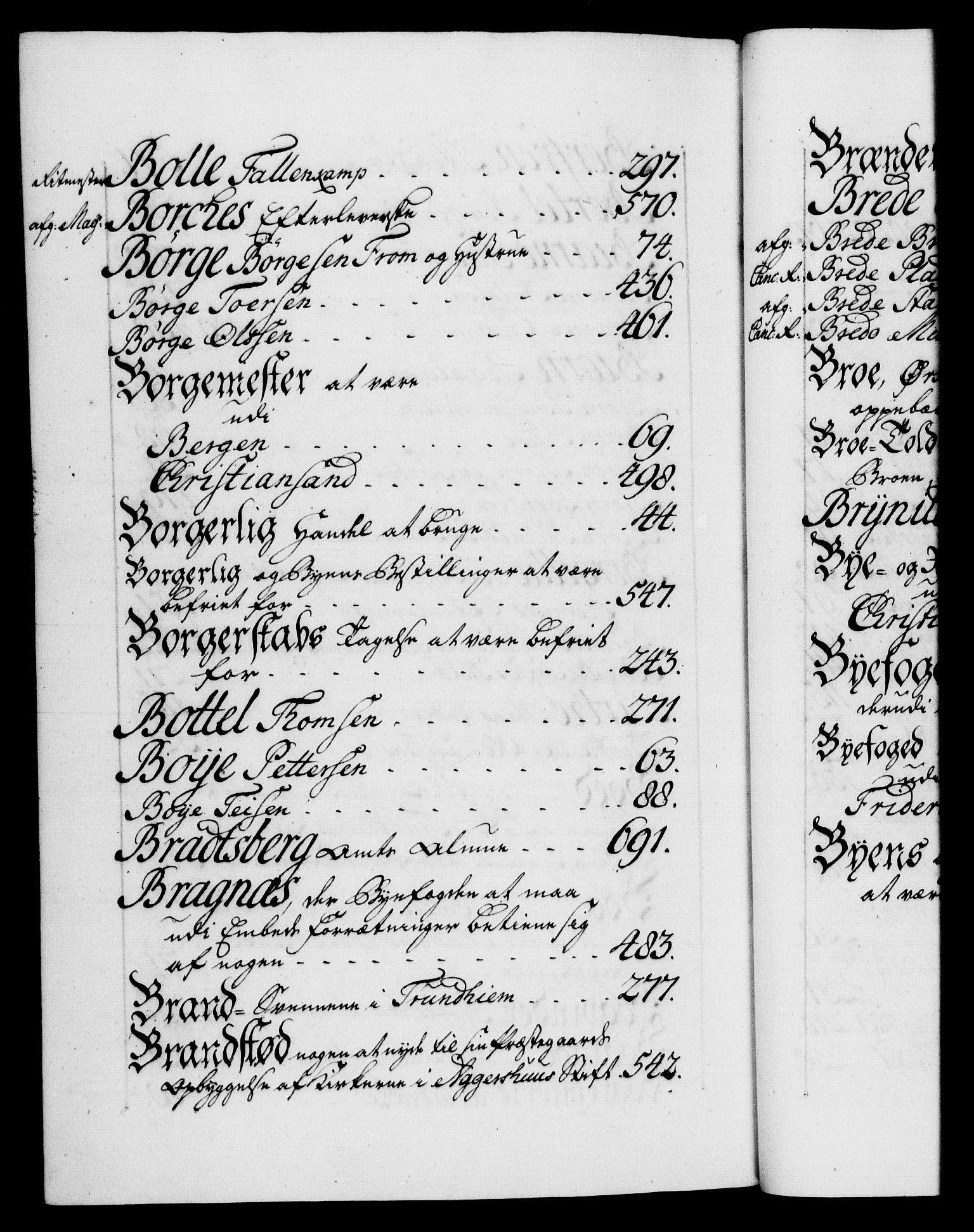 Danske Kanselli 1572-1799, AV/RA-EA-3023/F/Fc/Fca/Fcaa/L0031: Norske registre, 1739-1740