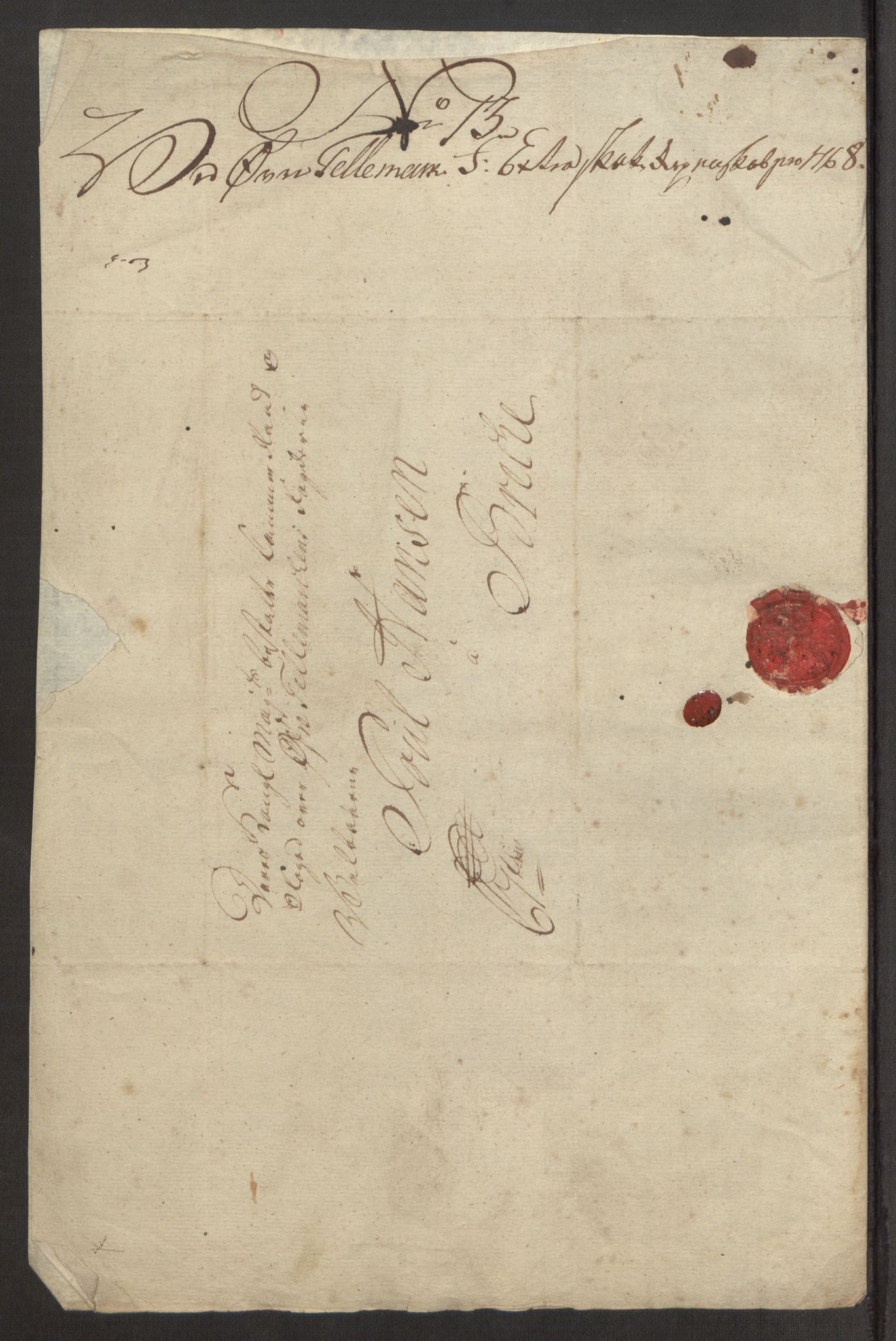 Rentekammeret inntil 1814, Reviderte regnskaper, Fogderegnskap, RA/EA-4092/R38/L2293: Ekstraskatten Øvre Telemark, 1762-1770, s. 136