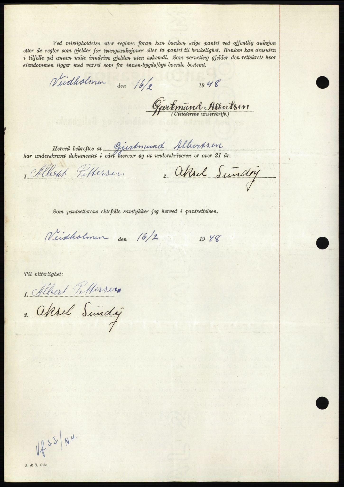 Nordmøre sorenskriveri, AV/SAT-A-4132/1/2/2Ca: Pantebok nr. B98, 1948-1948, Dagboknr: 775/1948