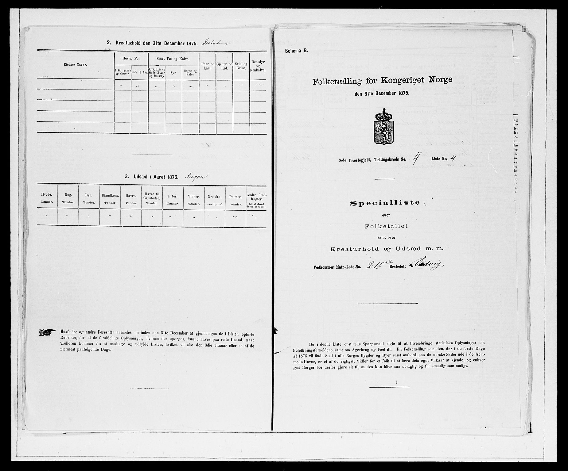 SAB, Folketelling 1875 for 1441P Selje prestegjeld, 1875, s. 472