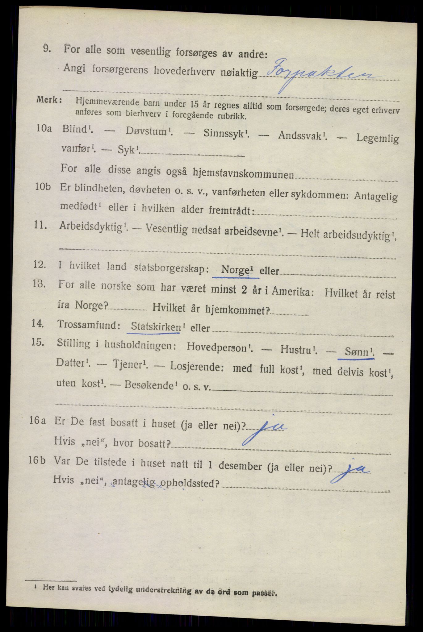 SAKO, Folketelling 1920 for 0719 Andebu herred, 1920, s. 2819