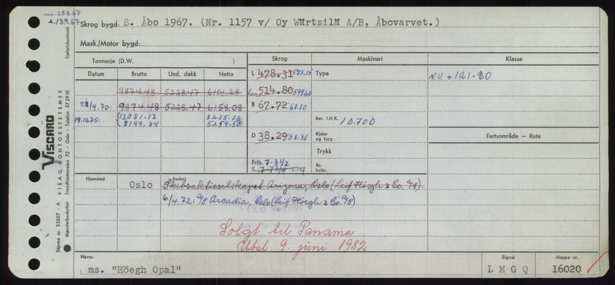 Sjøfartsdirektoratet med forløpere, Skipsmålingen, RA/S-1627/H/Hd/L0017: Fartøy, Holi-Hå, s. 409