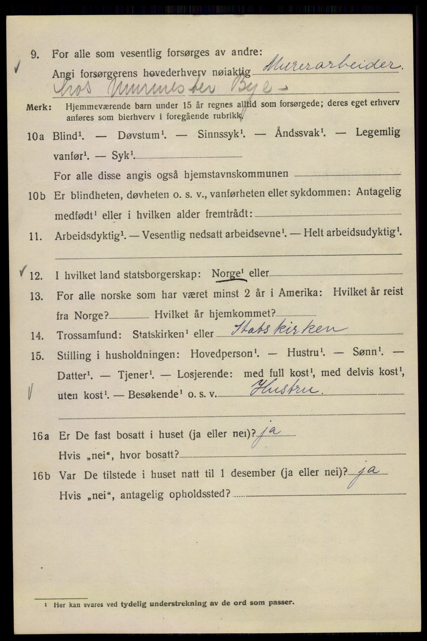 SAO, Folketelling 1920 for 0301 Kristiania kjøpstad, 1920, s. 263934