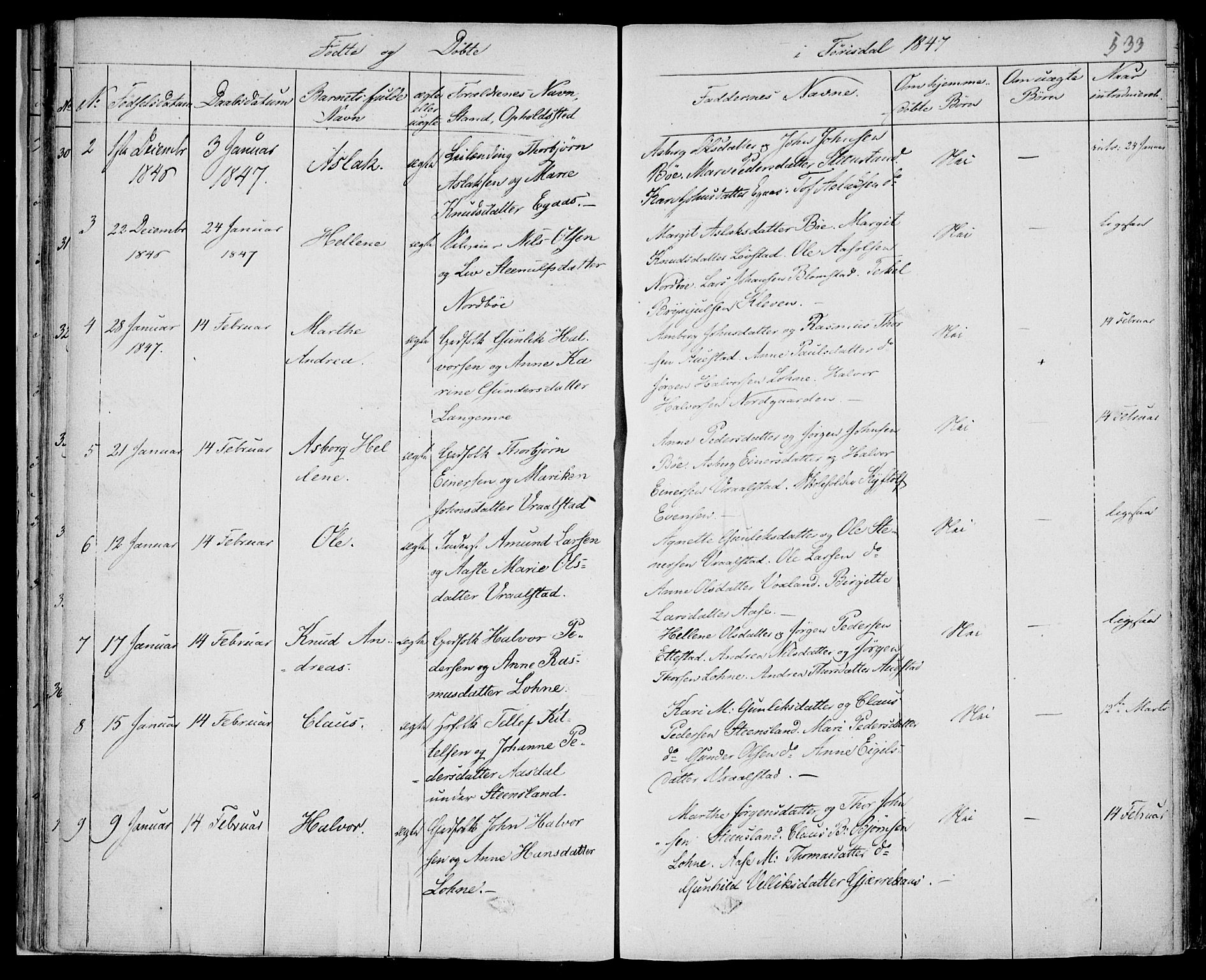 Drangedal kirkebøker, SAKO/A-258/F/Fa/L0007b: Ministerialbok nr. 7b, 1837-1856, s. 533