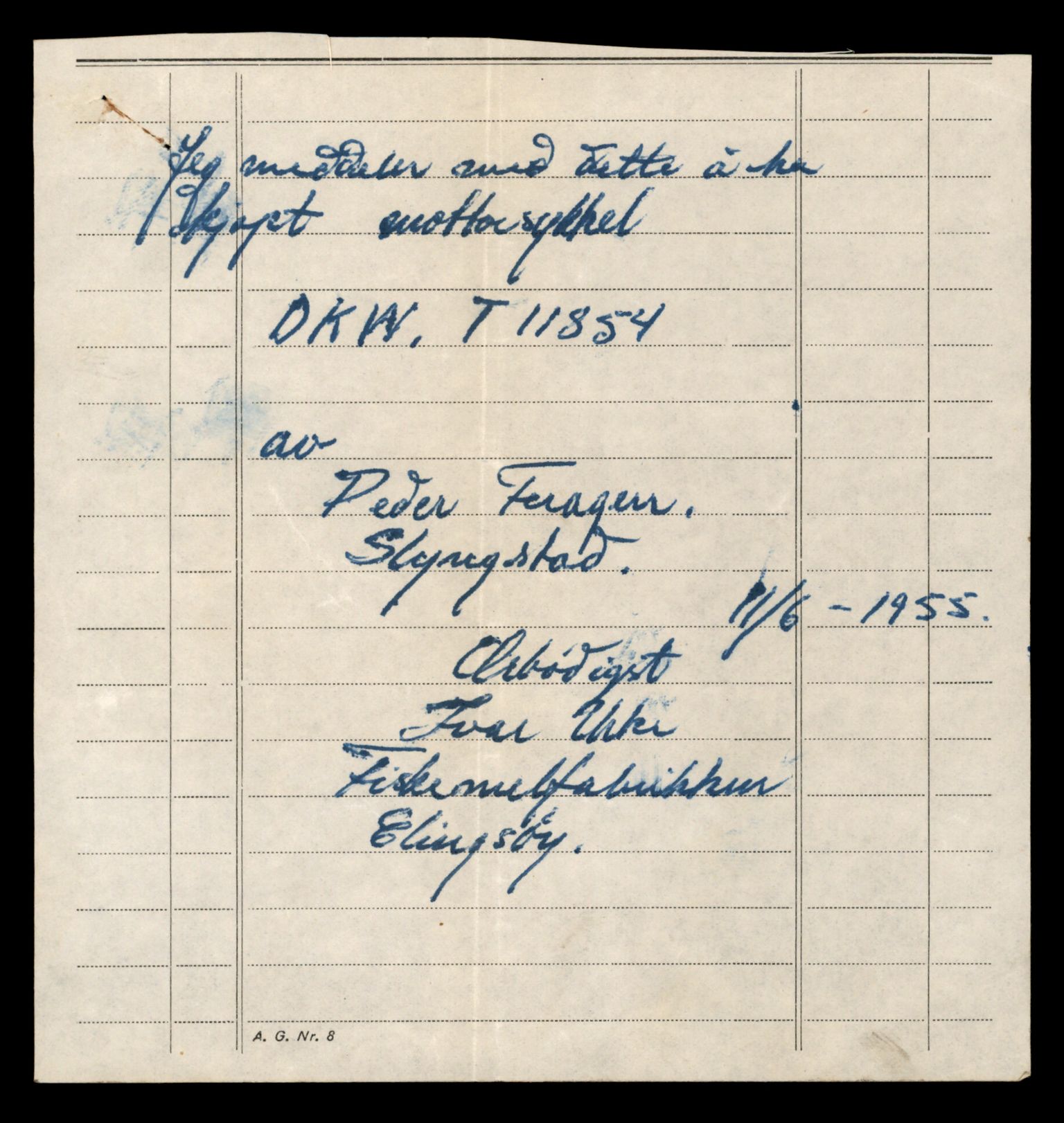 Møre og Romsdal vegkontor - Ålesund trafikkstasjon, AV/SAT-A-4099/F/Fe/L0031: Registreringskort for kjøretøy T 11800 - T 11996, 1927-1998, s. 963