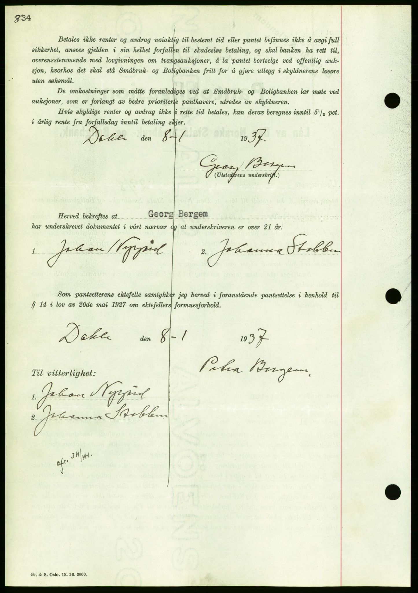 Nordmøre sorenskriveri, AV/SAT-A-4132/1/2/2Ca/L0090: Pantebok nr. B80, 1936-1937, Dagboknr: 178/1937