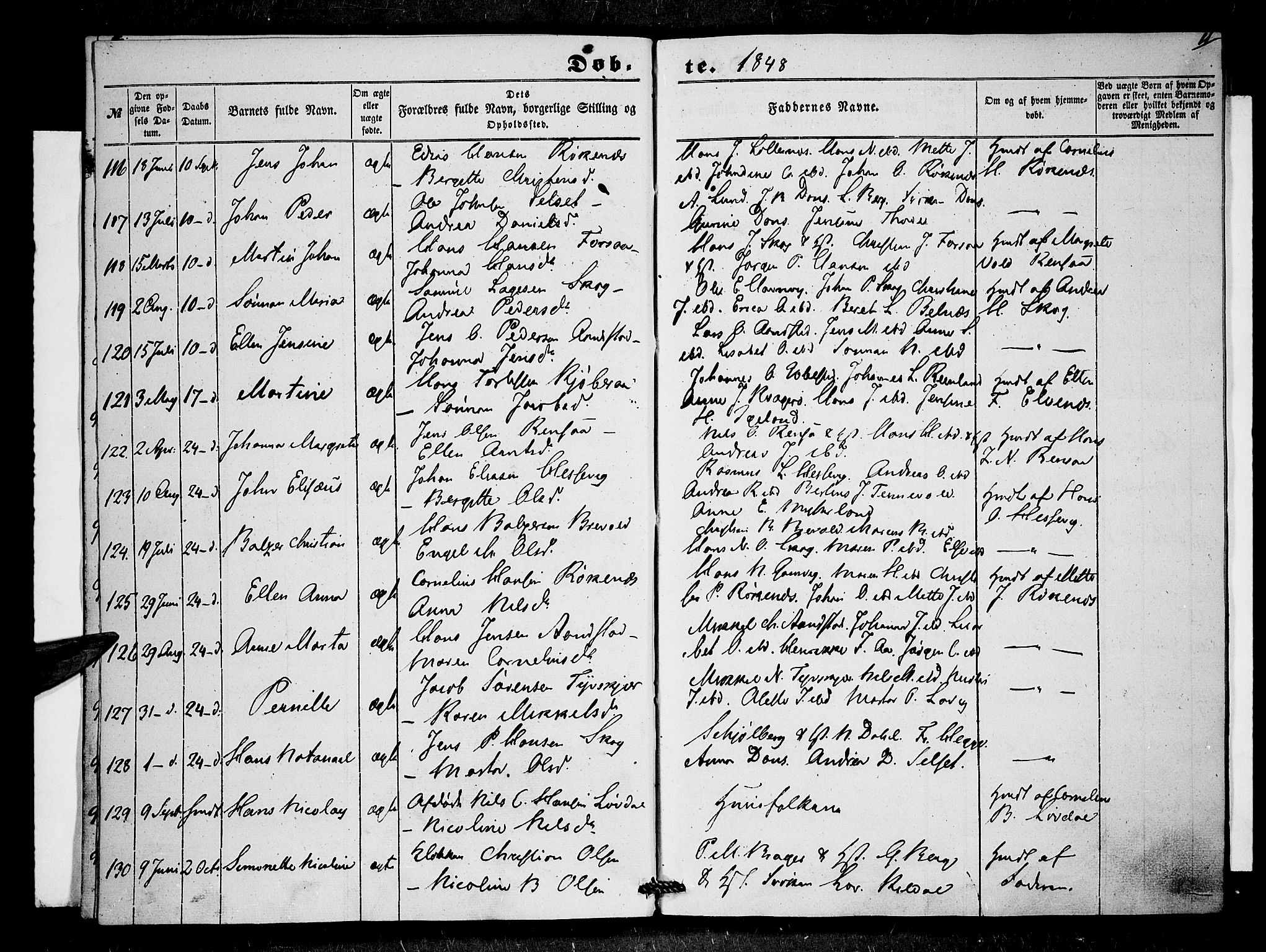 Ibestad sokneprestembete, AV/SATØ-S-0077/H/Ha/Haa/L0007kirke: Ministerialbok nr. 7, 1847-1850, s. 11