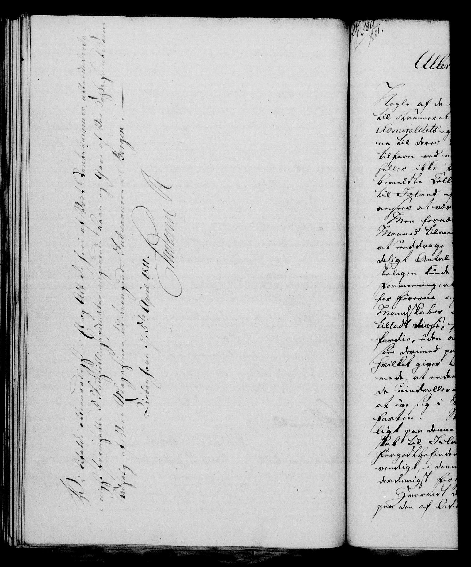 Rentekammeret, Kammerkanselliet, RA/EA-3111/G/Gf/Gfa/L0093: Norsk relasjons- og resolusjonsprotokoll (merket RK 52.93), 1811, s. 157