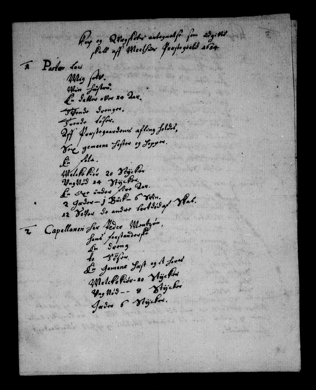 Rentekammeret inntil 1814, Reviderte regnskaper, Stiftamtstueregnskaper, Trondheim stiftamt og Nordland amt, AV/RA-EA-6044/R/Rg/L0075: Trondheim stiftamt og Nordland amt, 1684